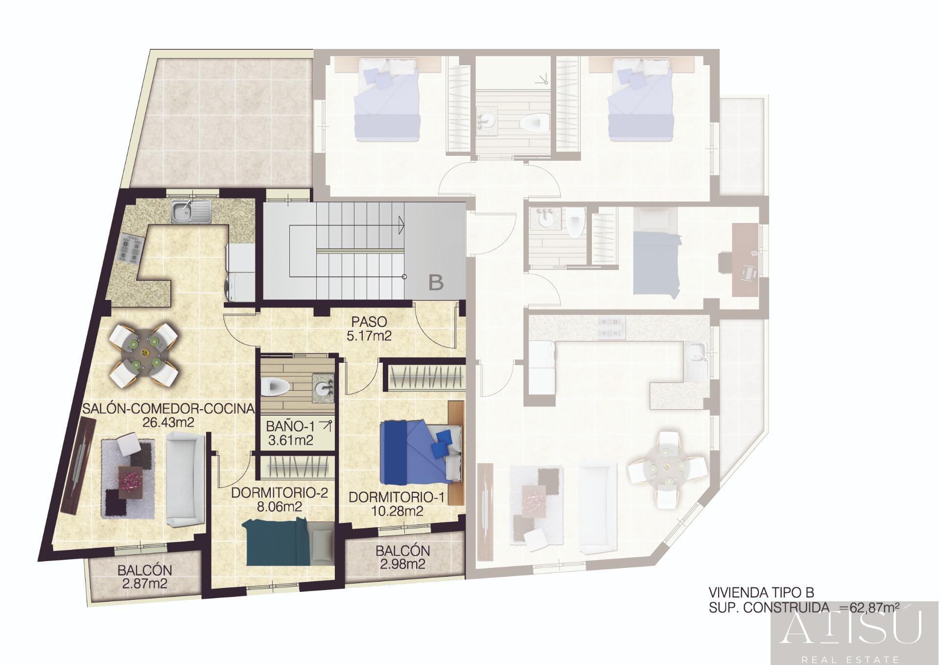 For sale of apartment in Jacarilla