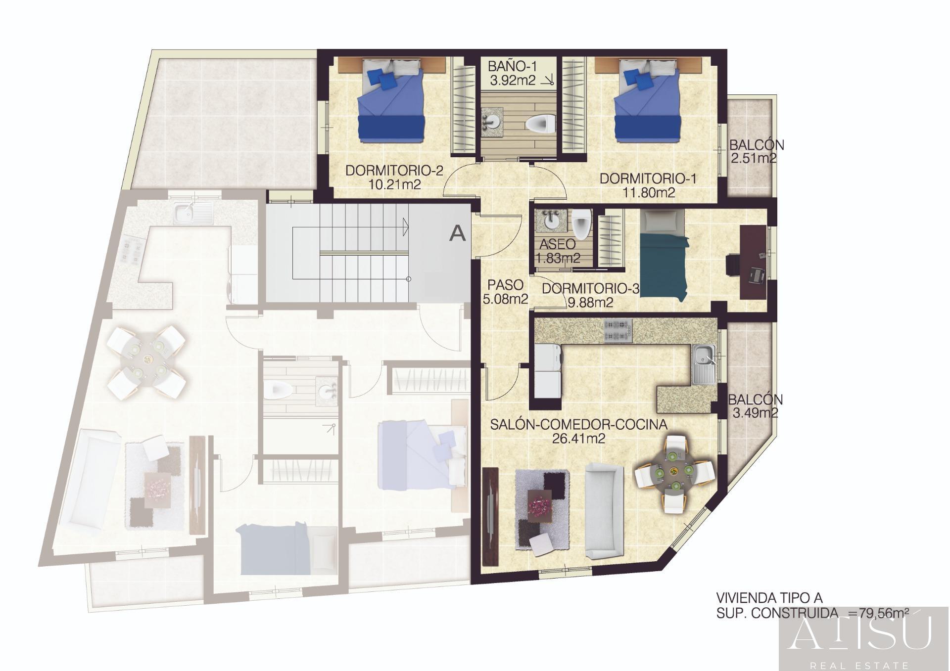 For sale of apartment in Jacarilla