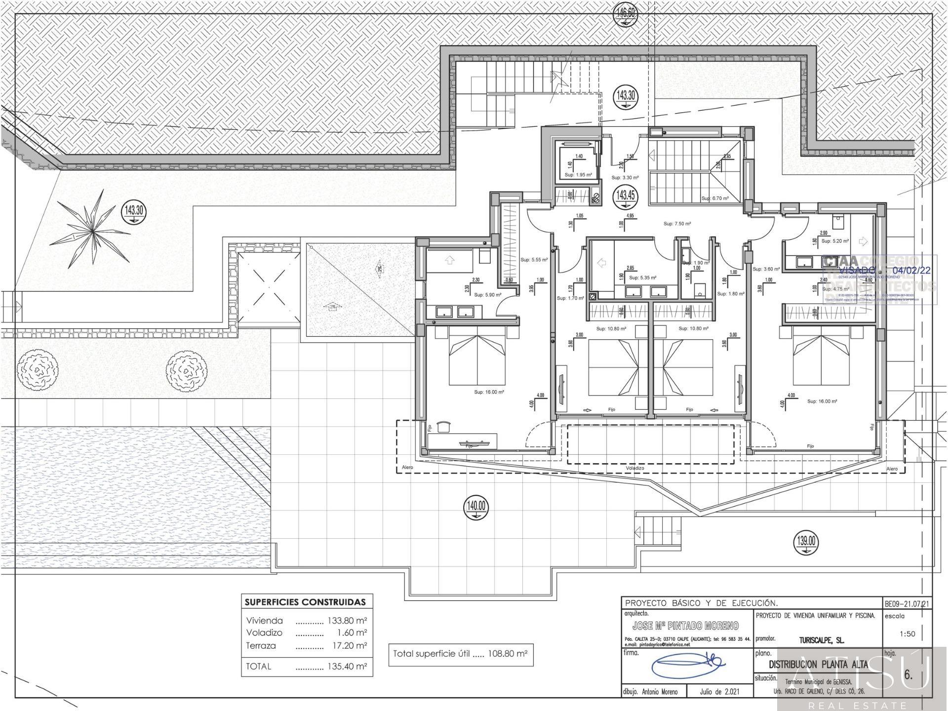 For sale of villa in Benissa