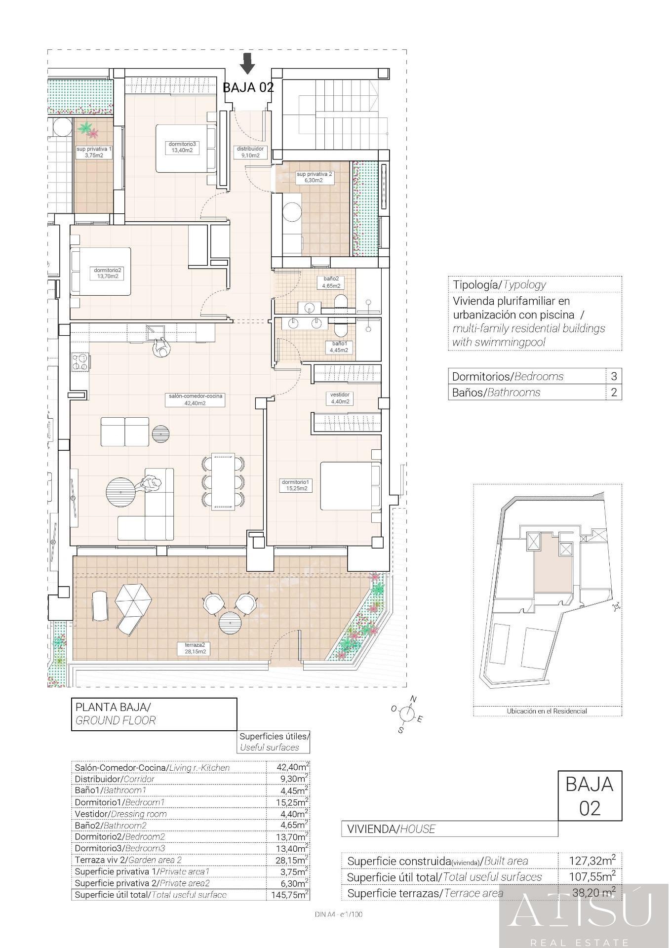 Venta de apartamento en Hondón de las nieves
