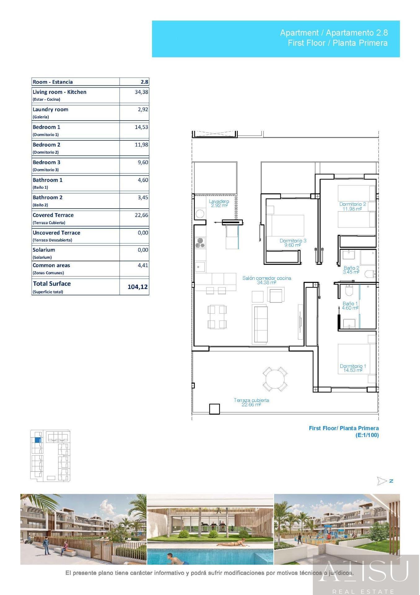 Venta de apartamento en Pilar de la horadada