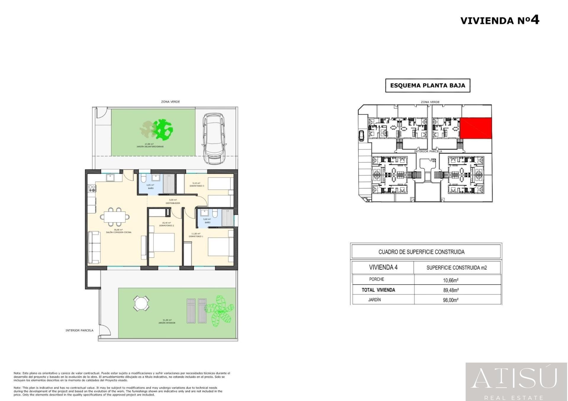 Venta de bungalow en Pilar de la horadada