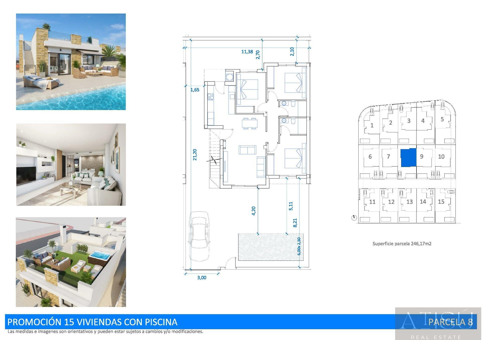 Venta de villa en San fulgencio