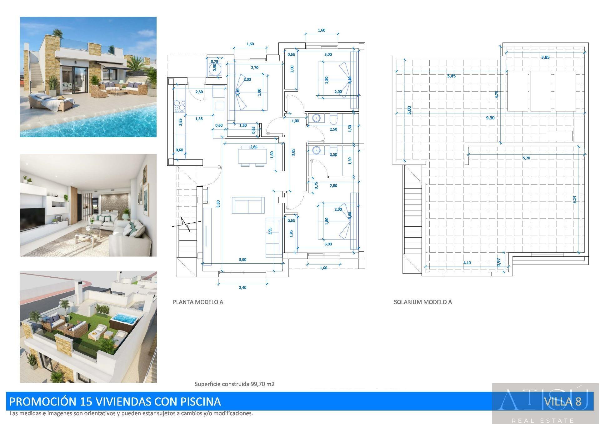 Venta de villa en San fulgencio
