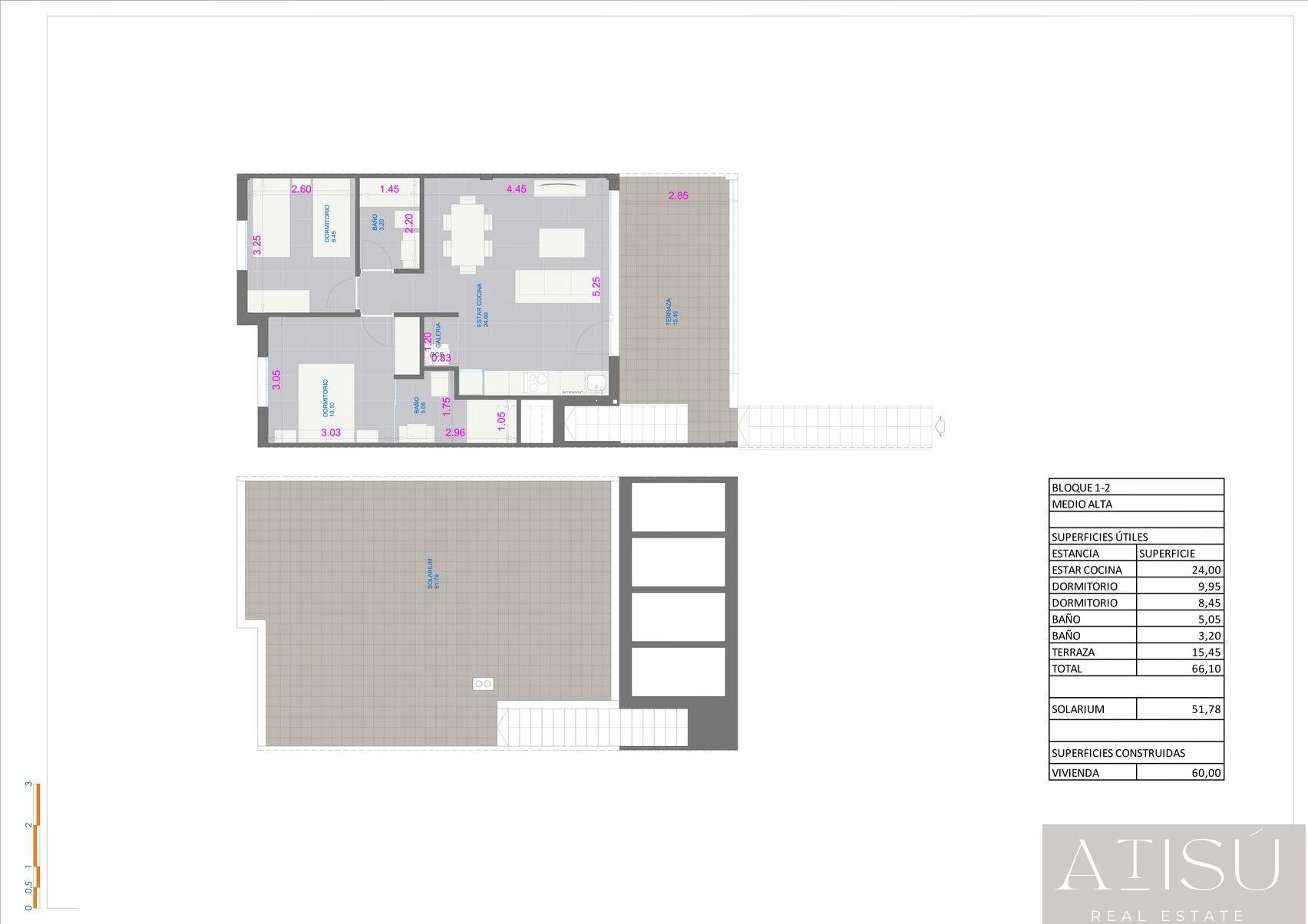 Venta de bungalow en Pilar de la horadada