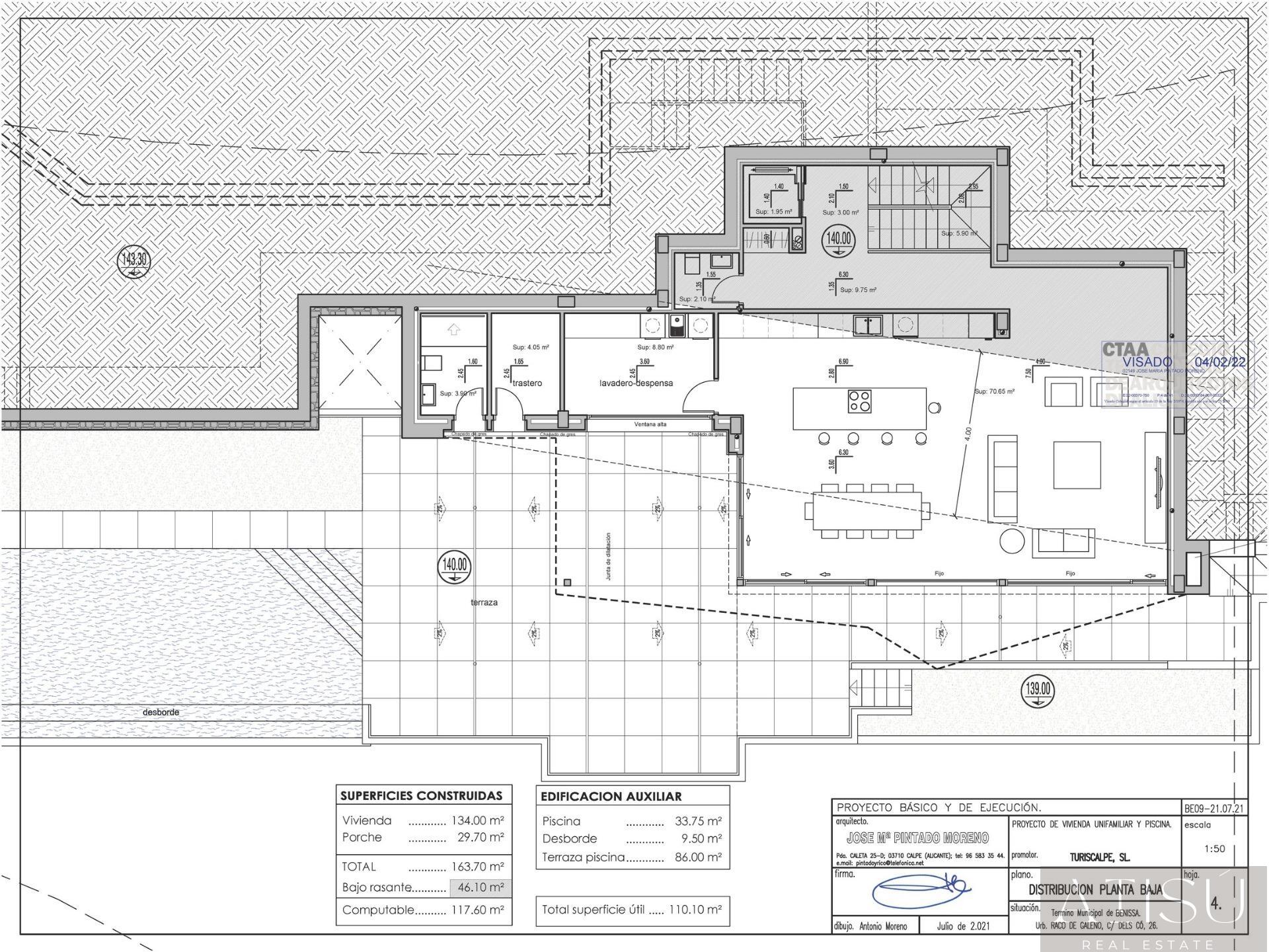 Venta de villa en Benissa