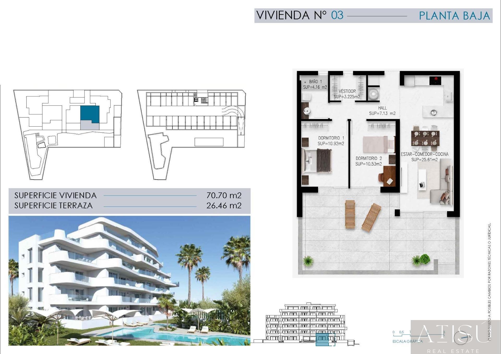 Venta de apartamento en Pilar de la horadada