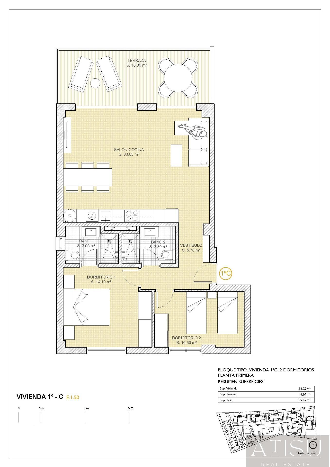 Venta de apartamento en Finestrat
