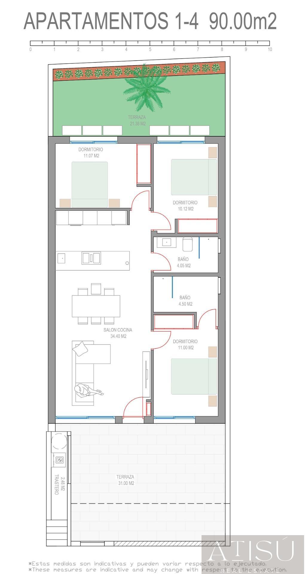 Venta de bungalow en Pilar de la horadada