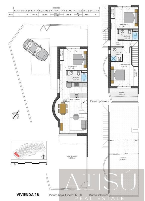 Venta de villa en Pilar de la horadada