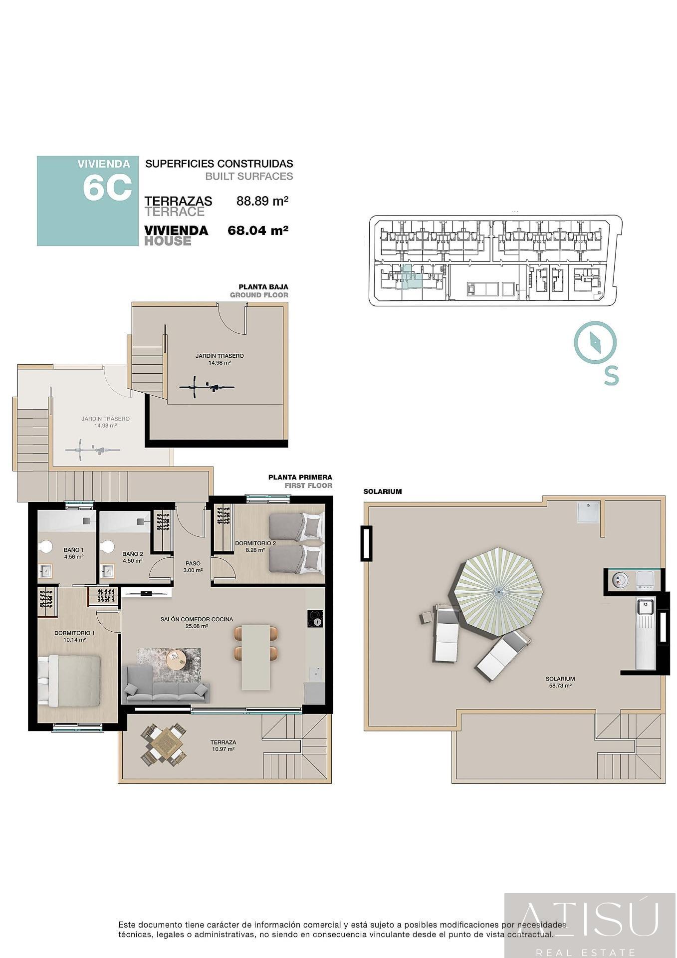 Venta de bungalow en Pilar de la horadada