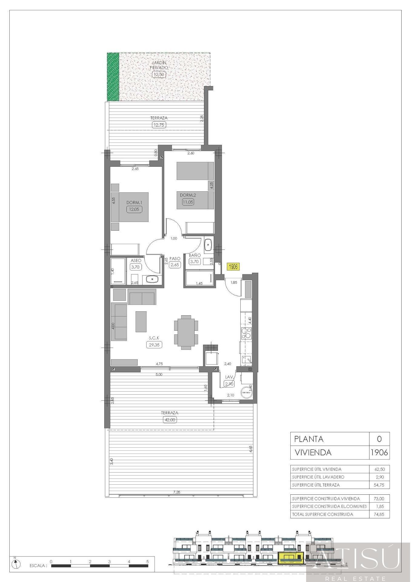 Venta de bungalow en Algorfa