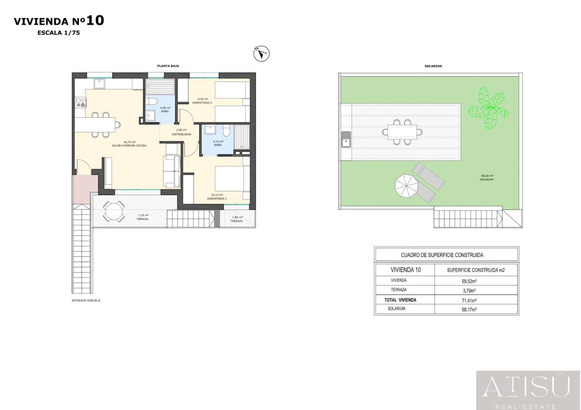 Venta de bungalow en Pilar de la horadada