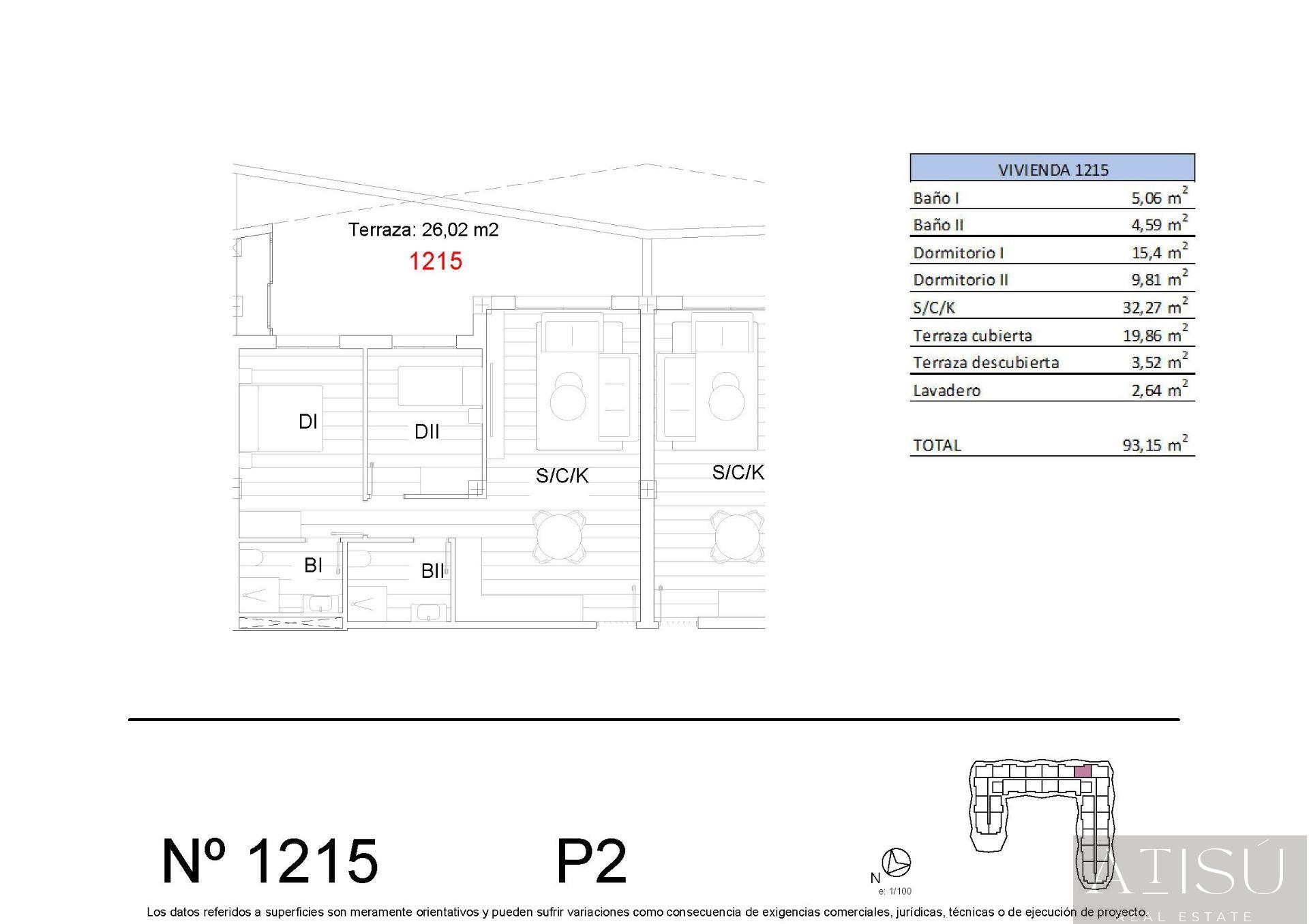 Vente de appartement dans San miguel de salinas