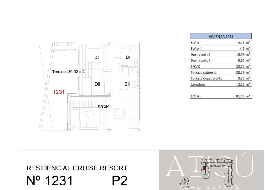Venta de apartamento en San miguel de salinas