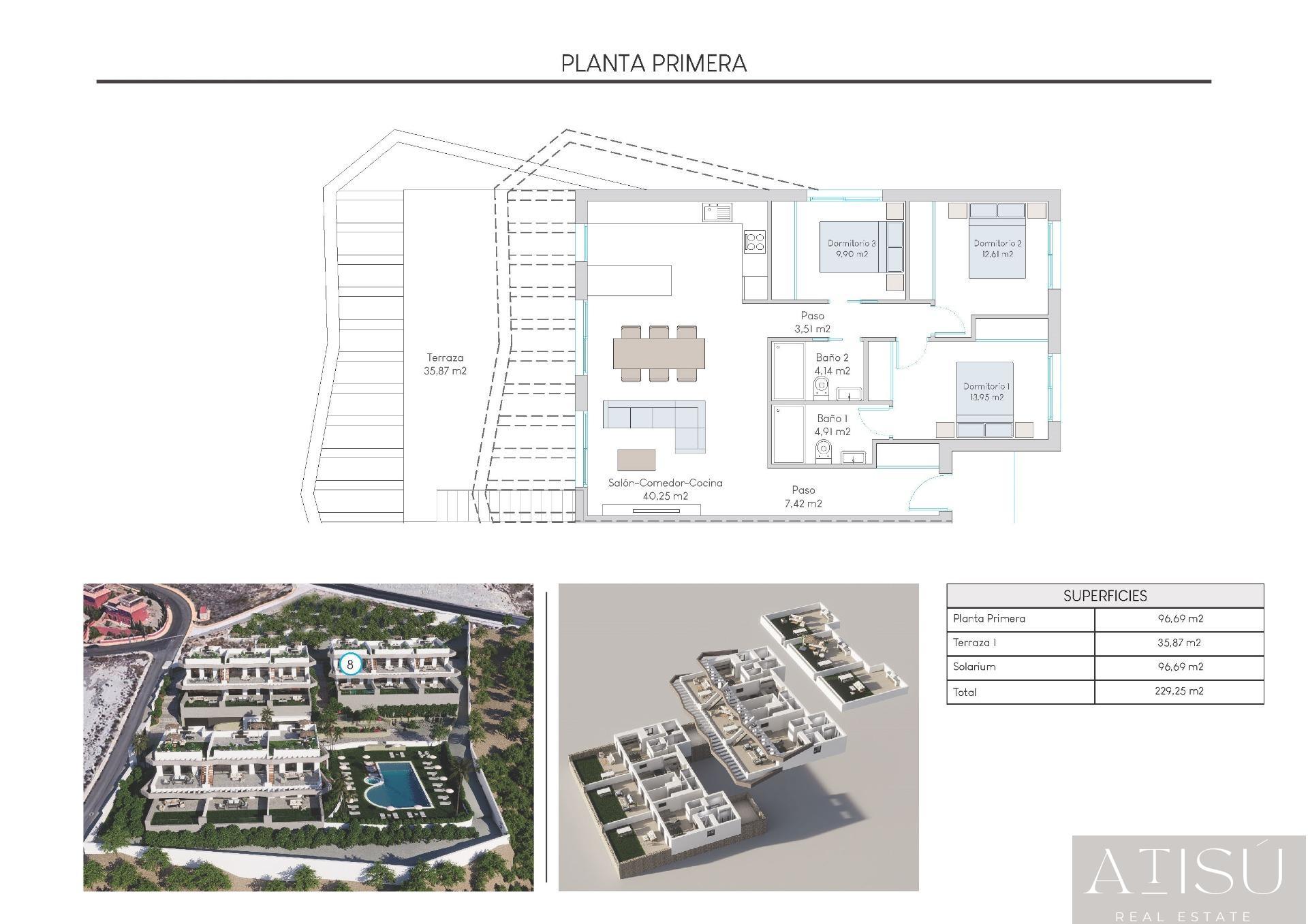 Venta de bungalow en Finestrat