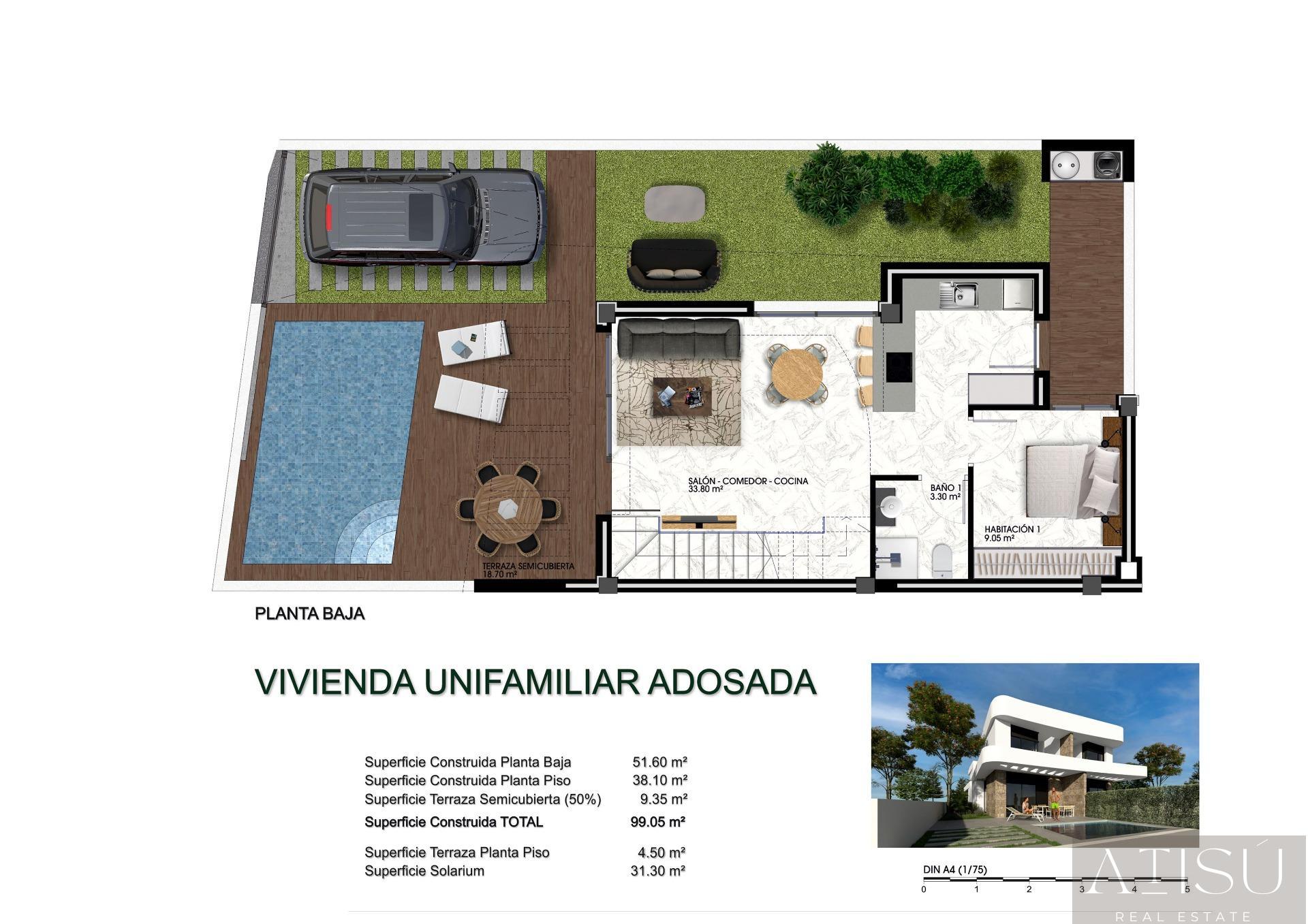 For sale of villa in Los montesinos