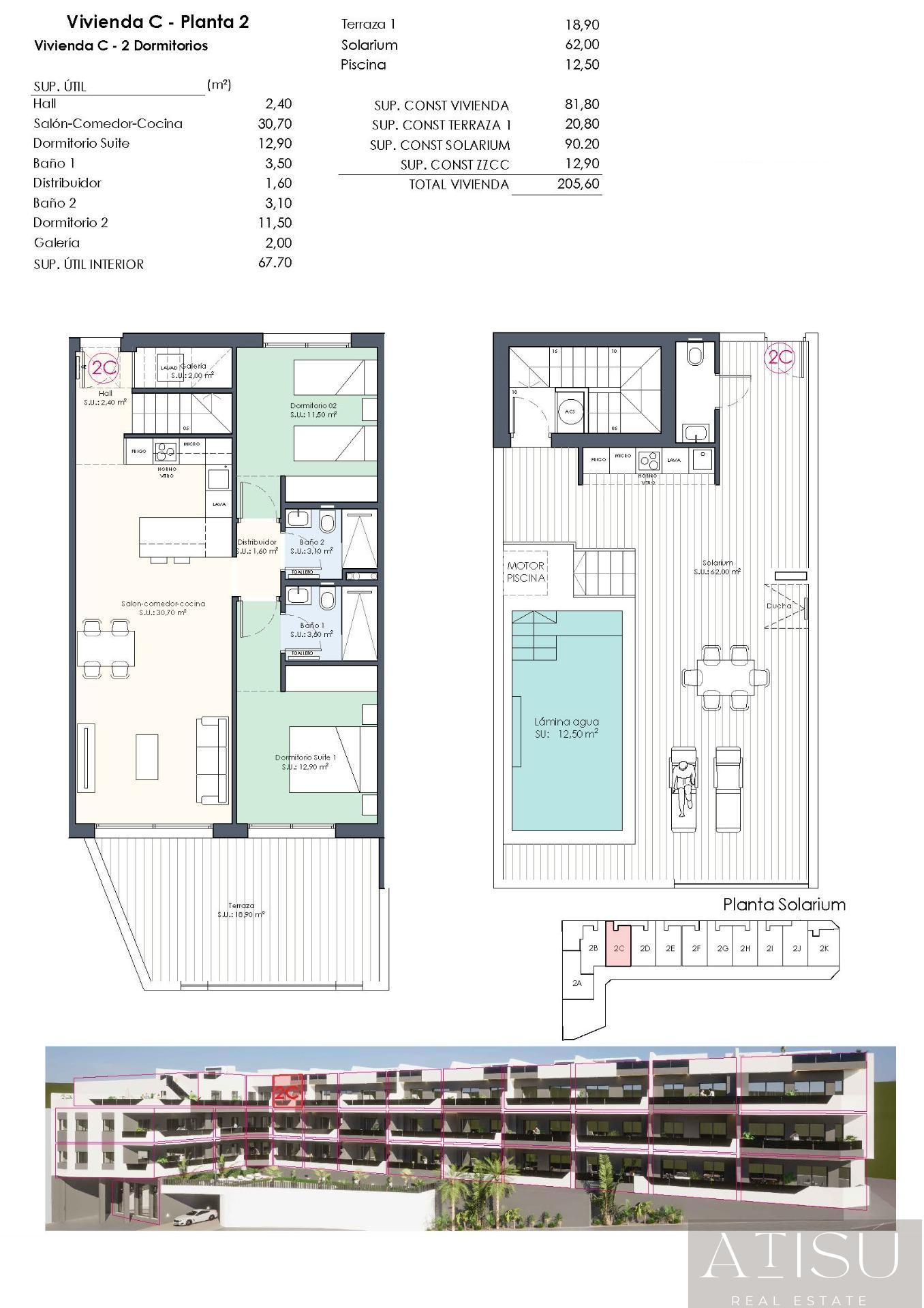 For sale of penthouse in Benijofar