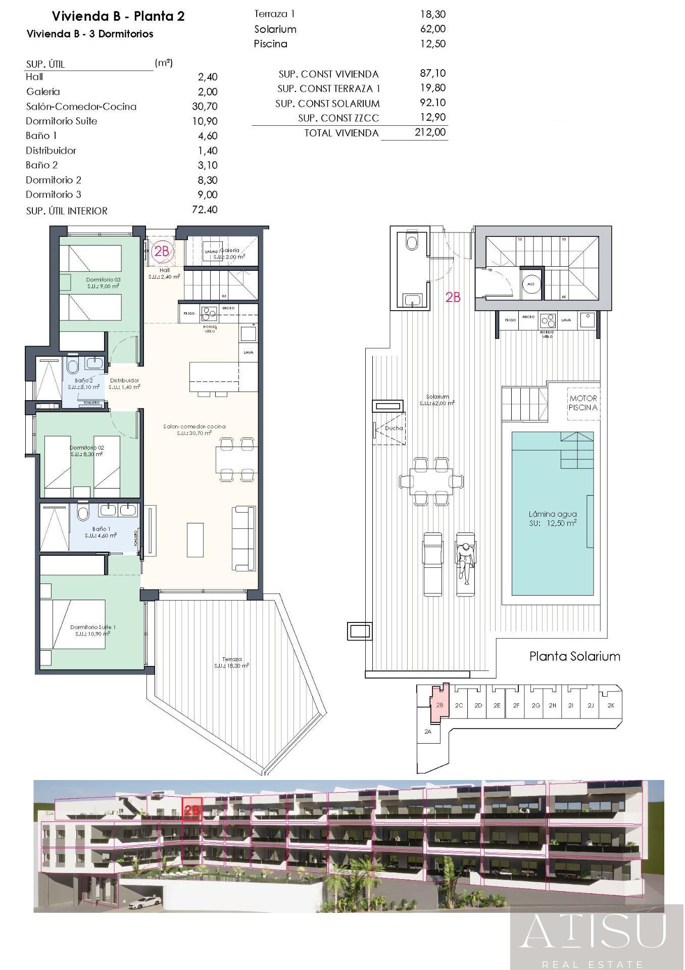 For sale of penthouse in Benijofar