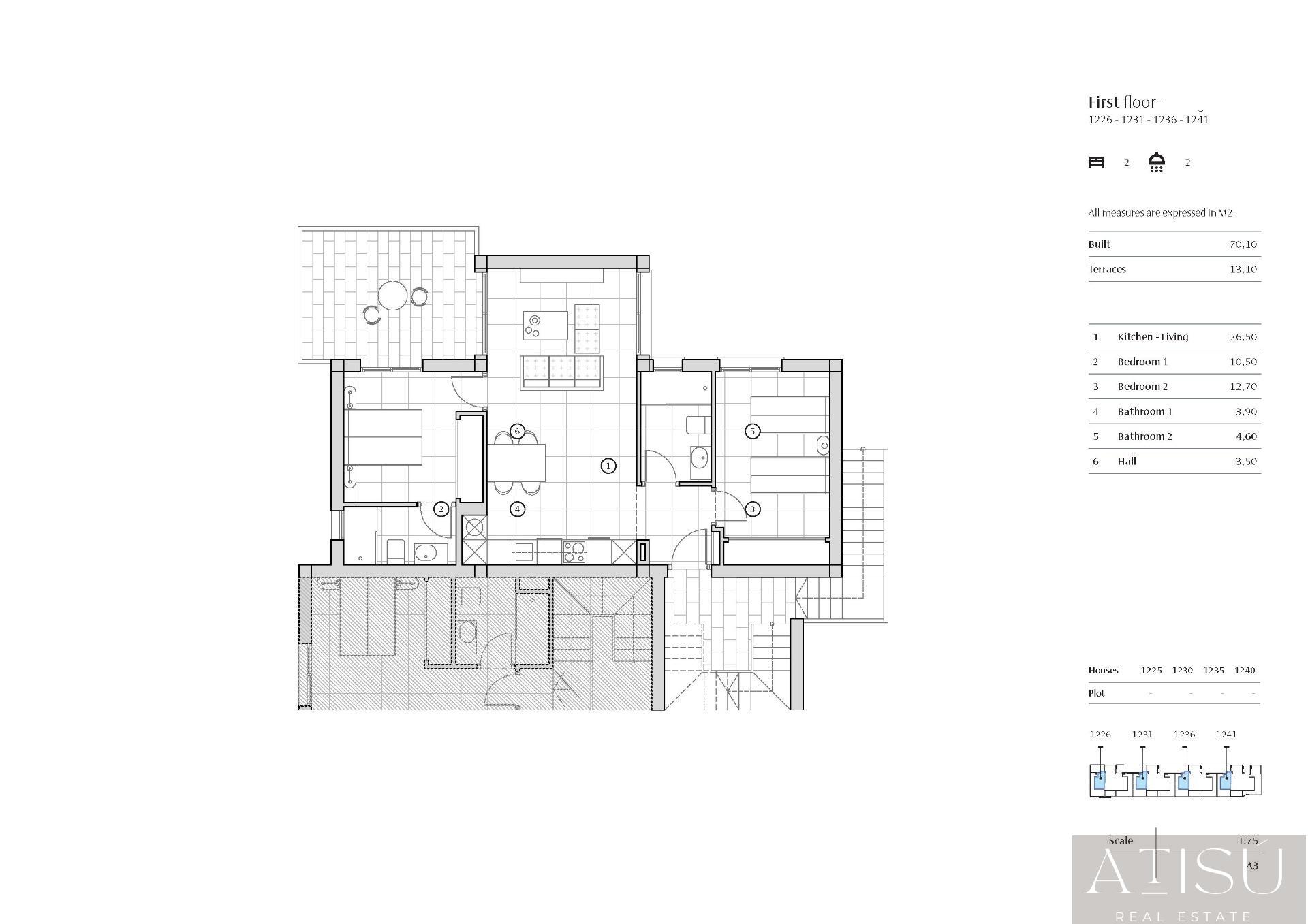 Vente de bungalow dans Algorfa