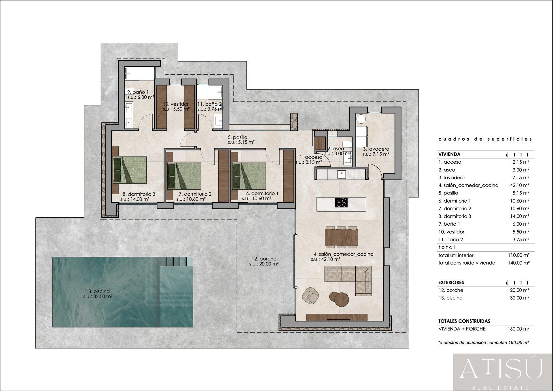 Venta de villa en Pinoso