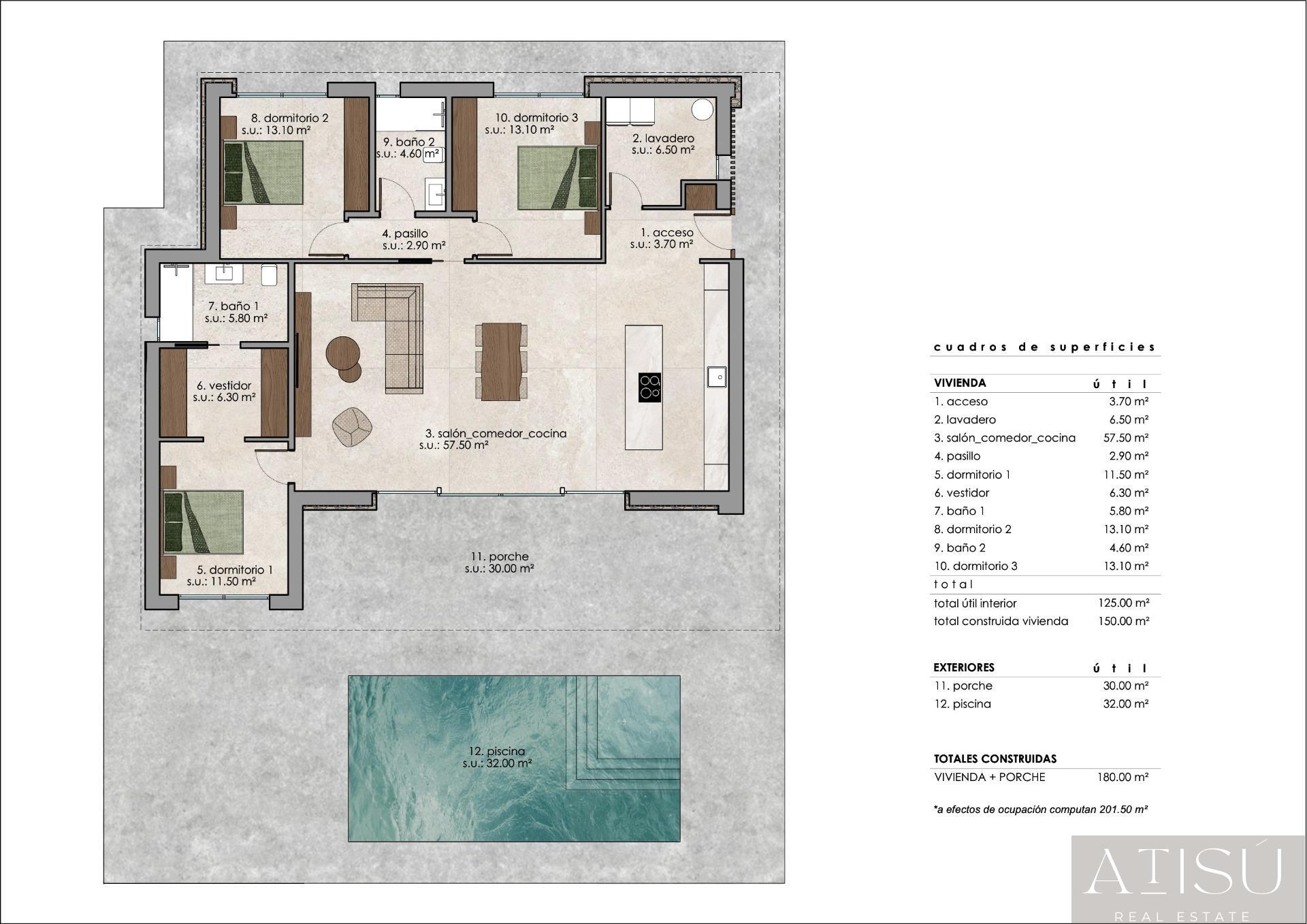 Venta de villa en Pinoso