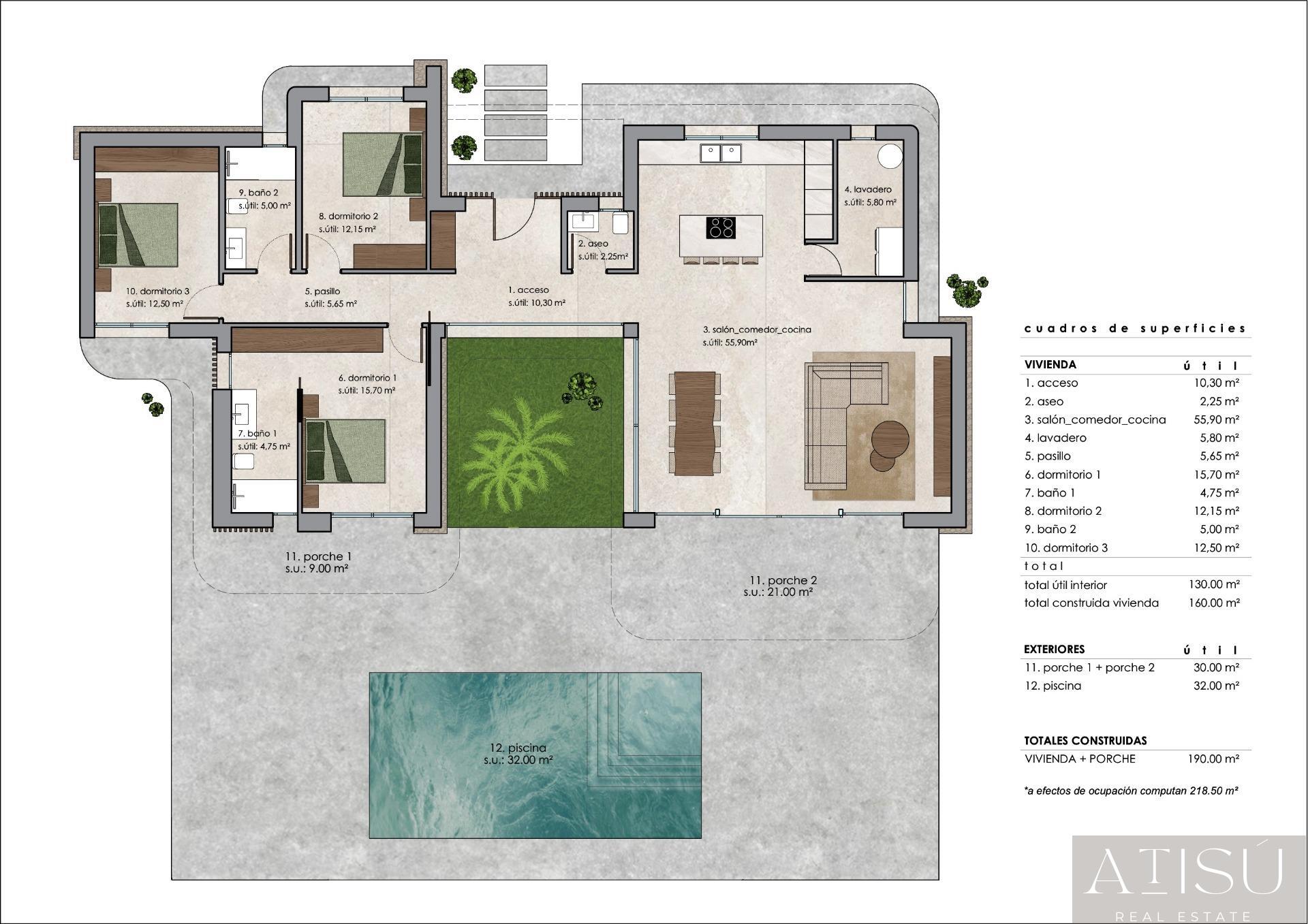 Venta de villa en Pinoso