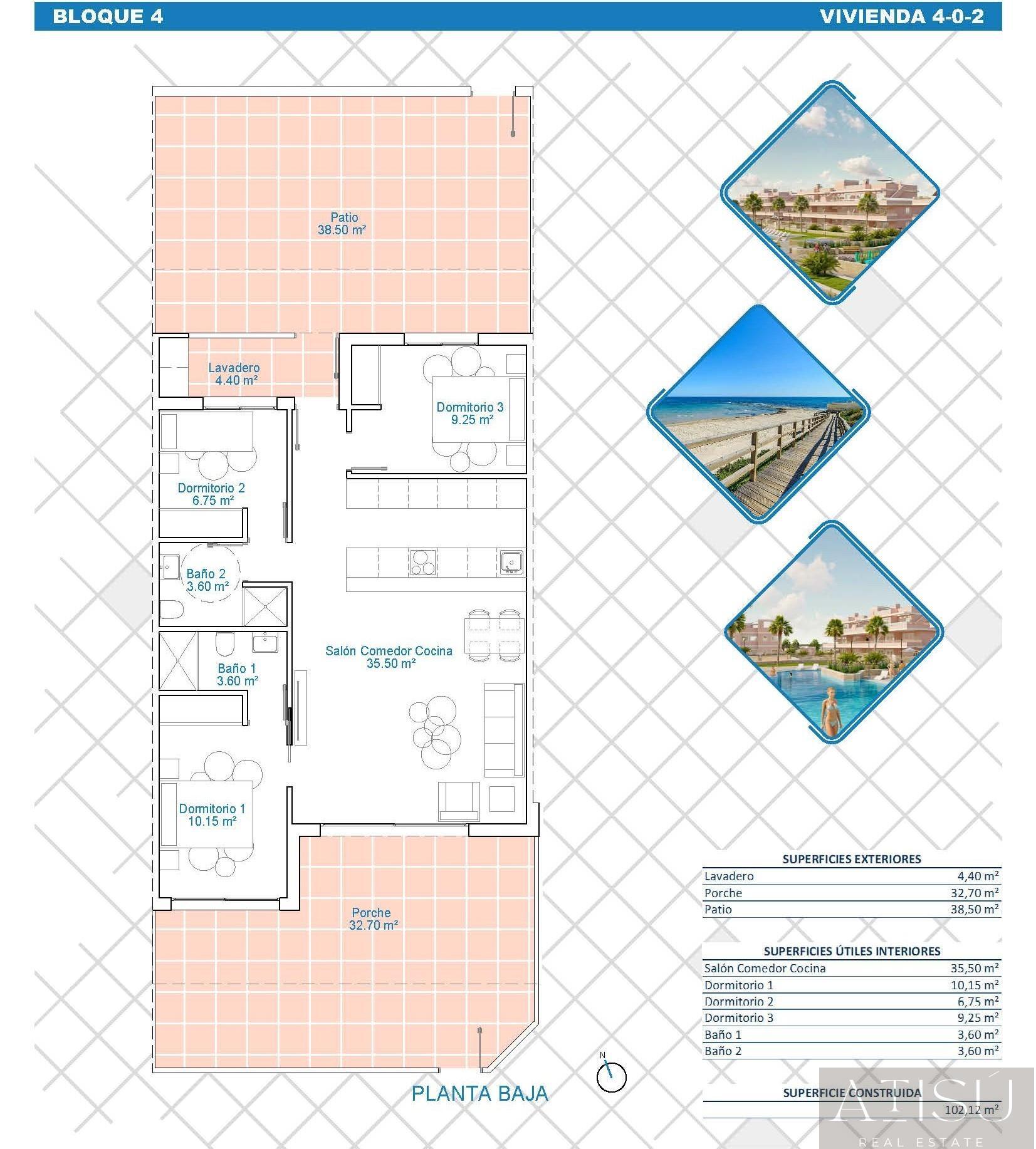 Venta de apartamento en Pilar de la horadada