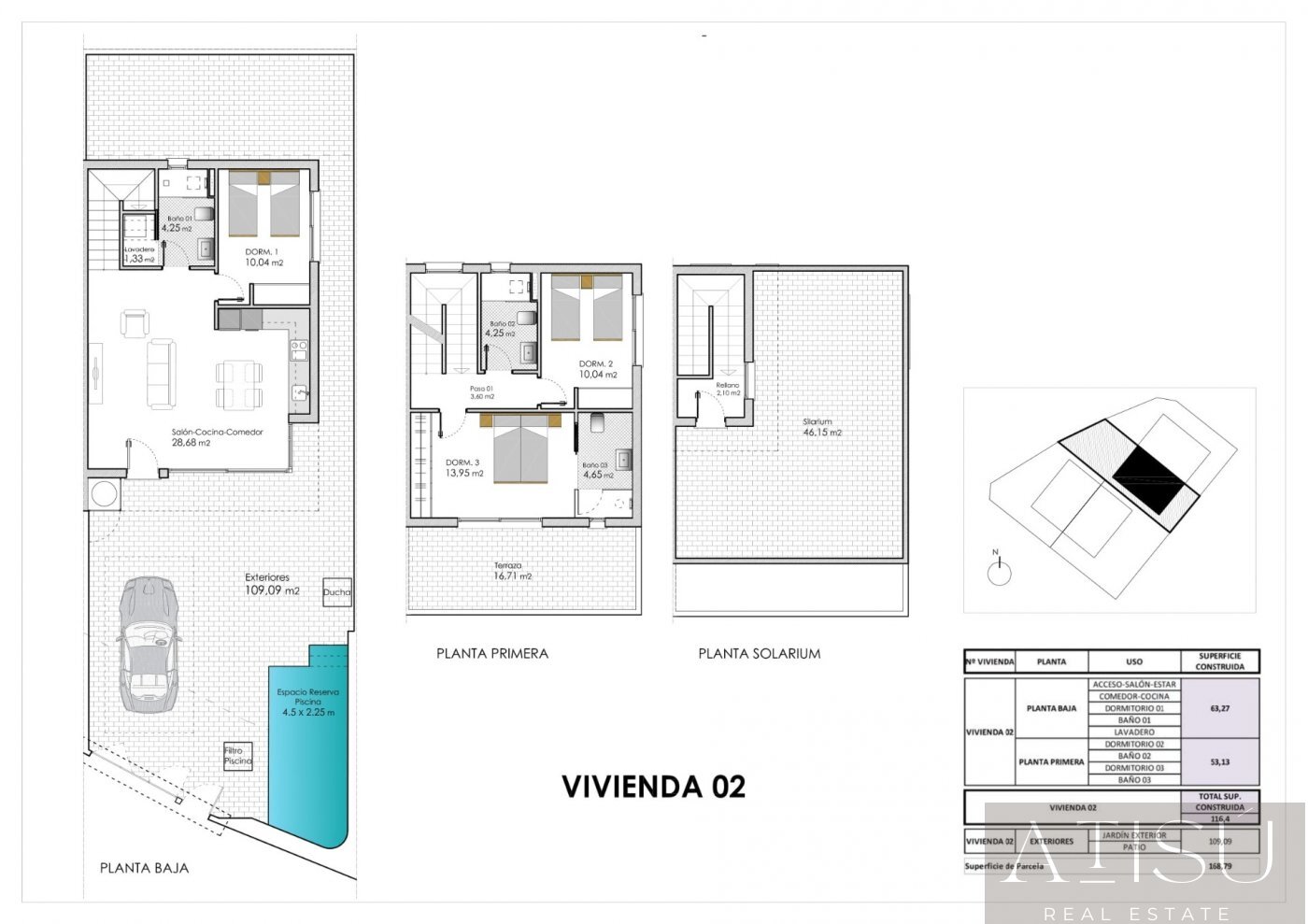 Venta de villa en Pilar de la horadada