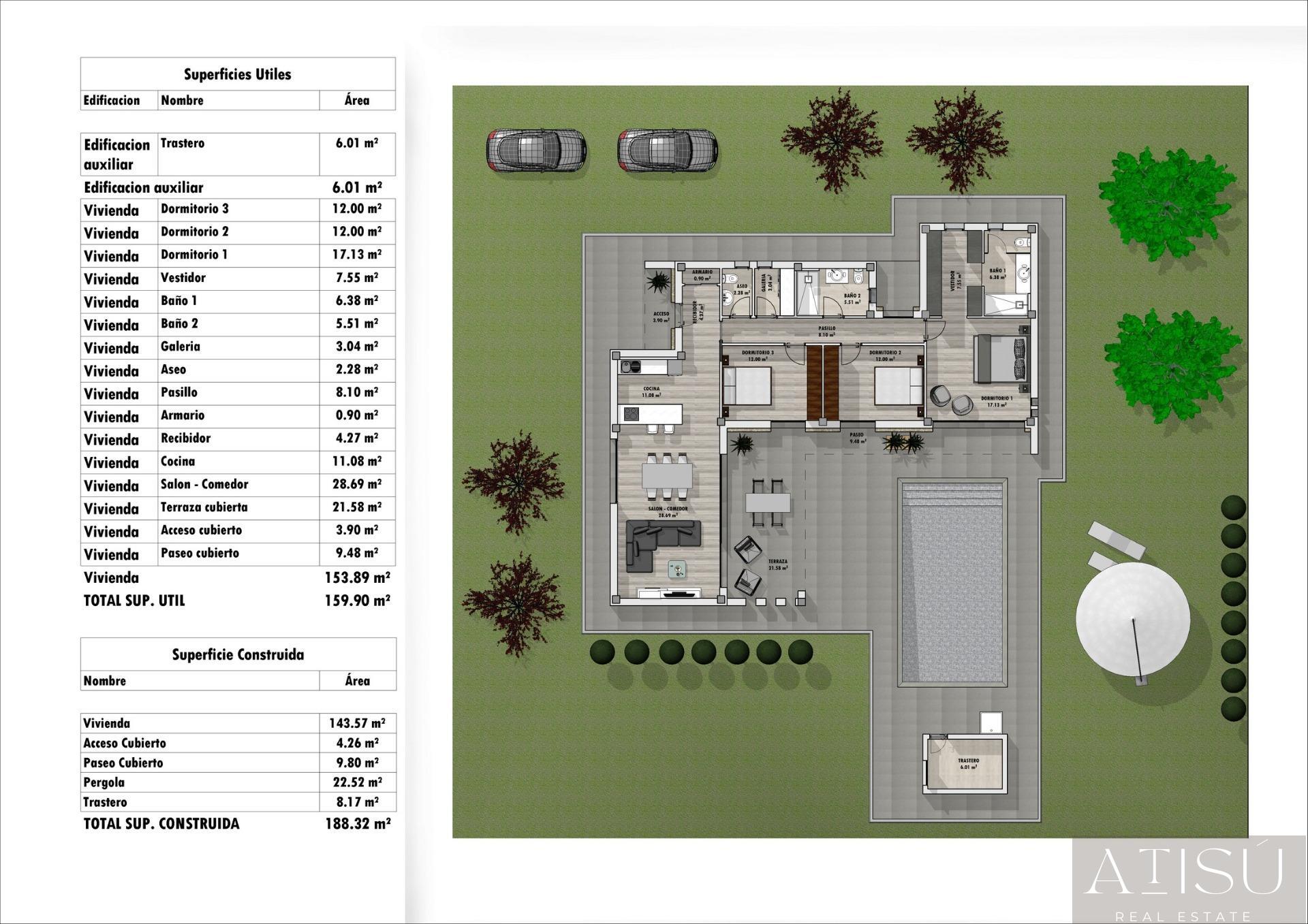 Venta de villa en Aspe