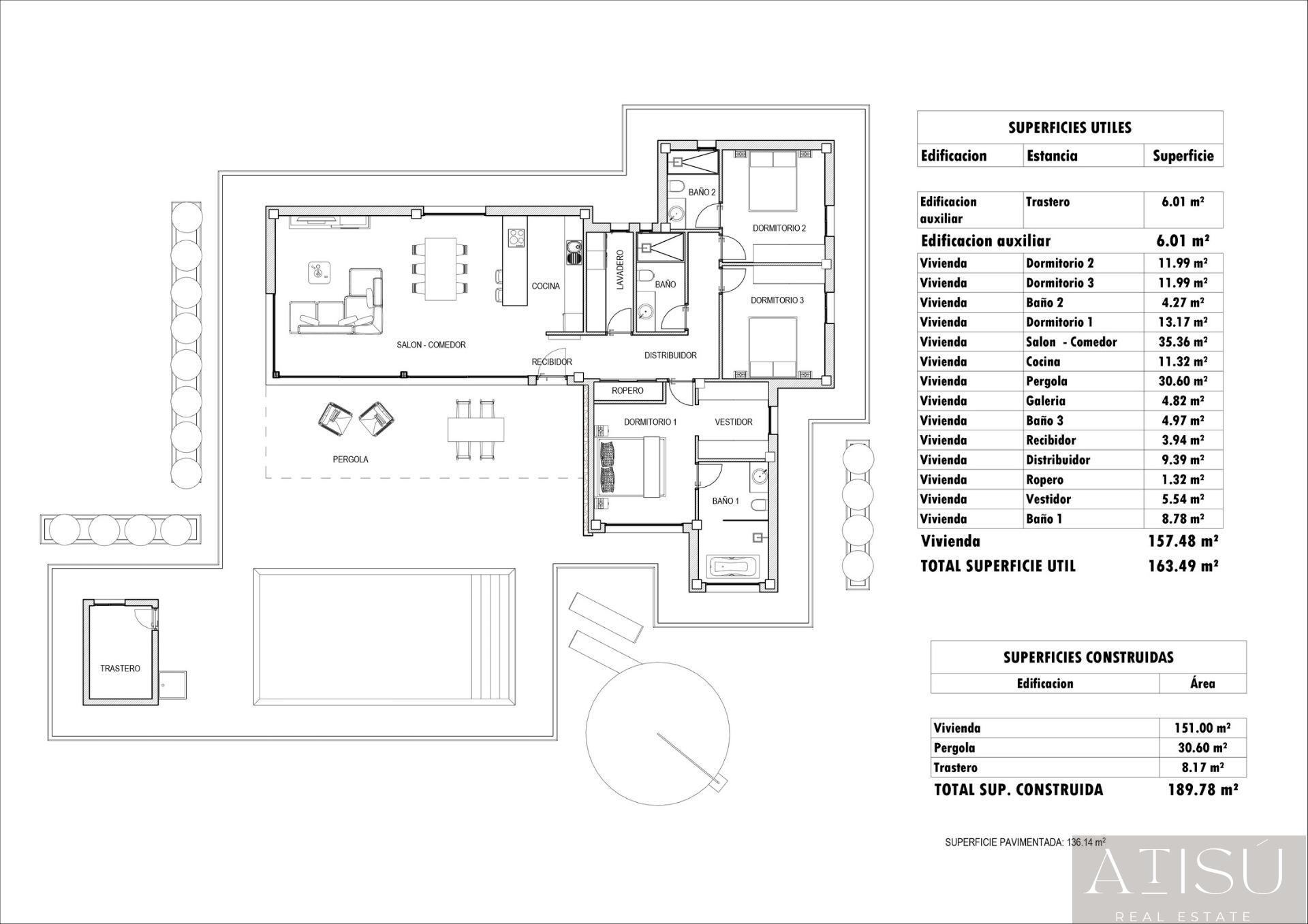 Venta de villa en Aspe