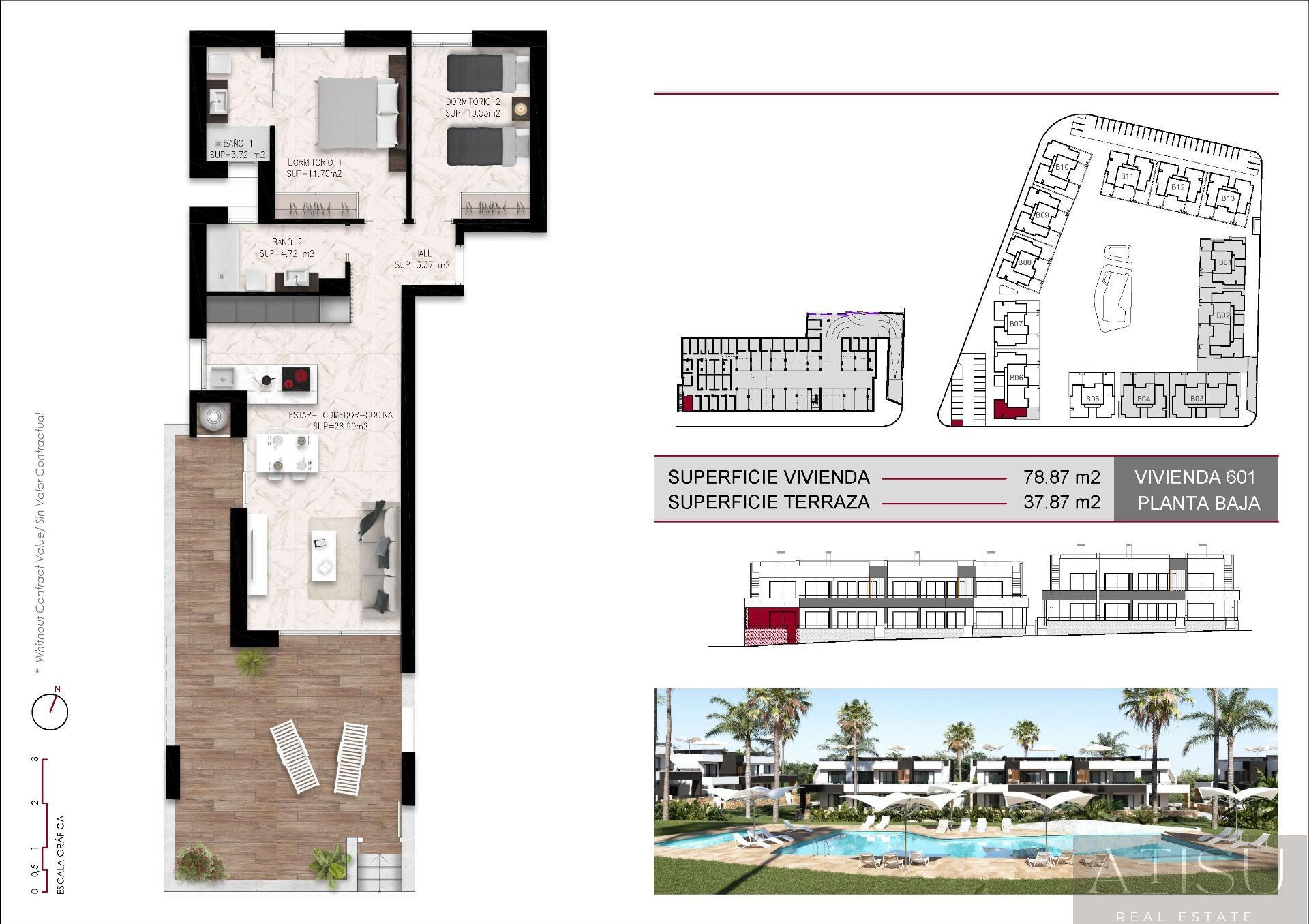 Venta de bungalow en Ciudad quesada