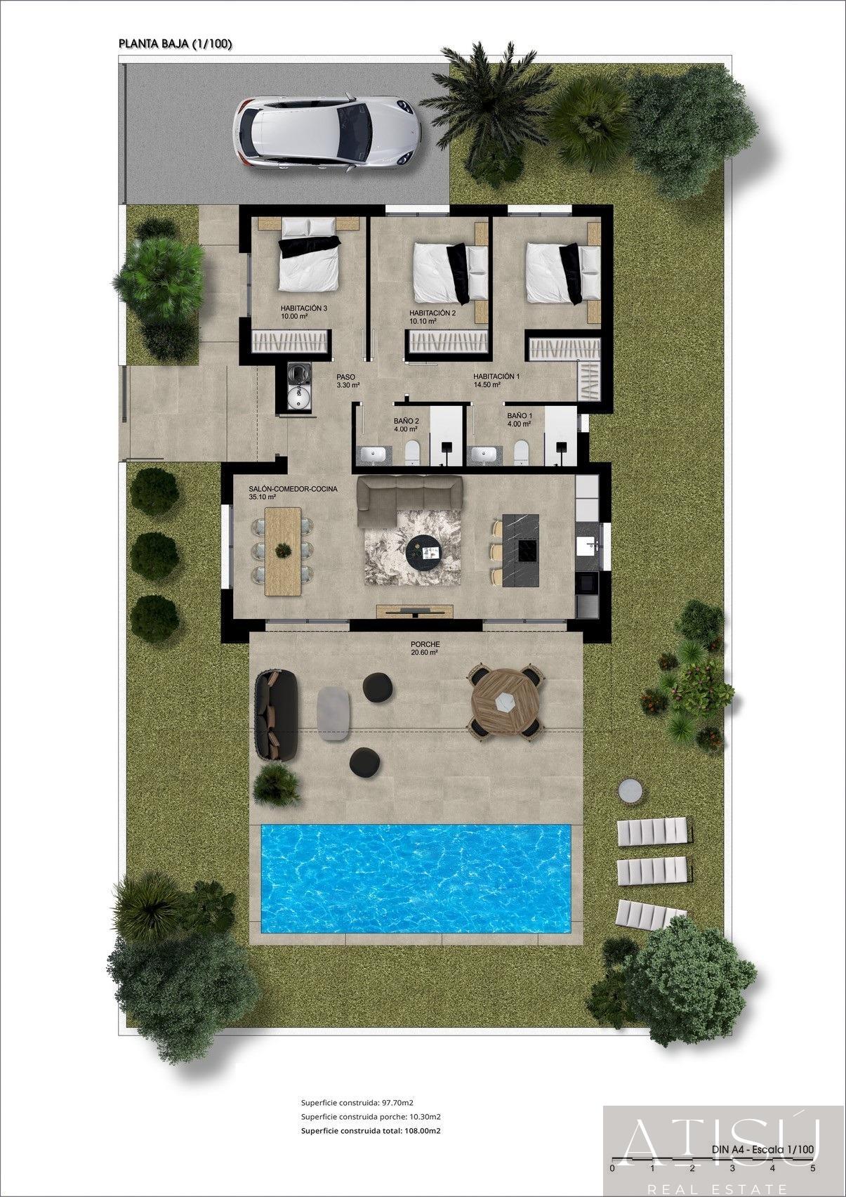 Venta de villa en Hondón de las nieves