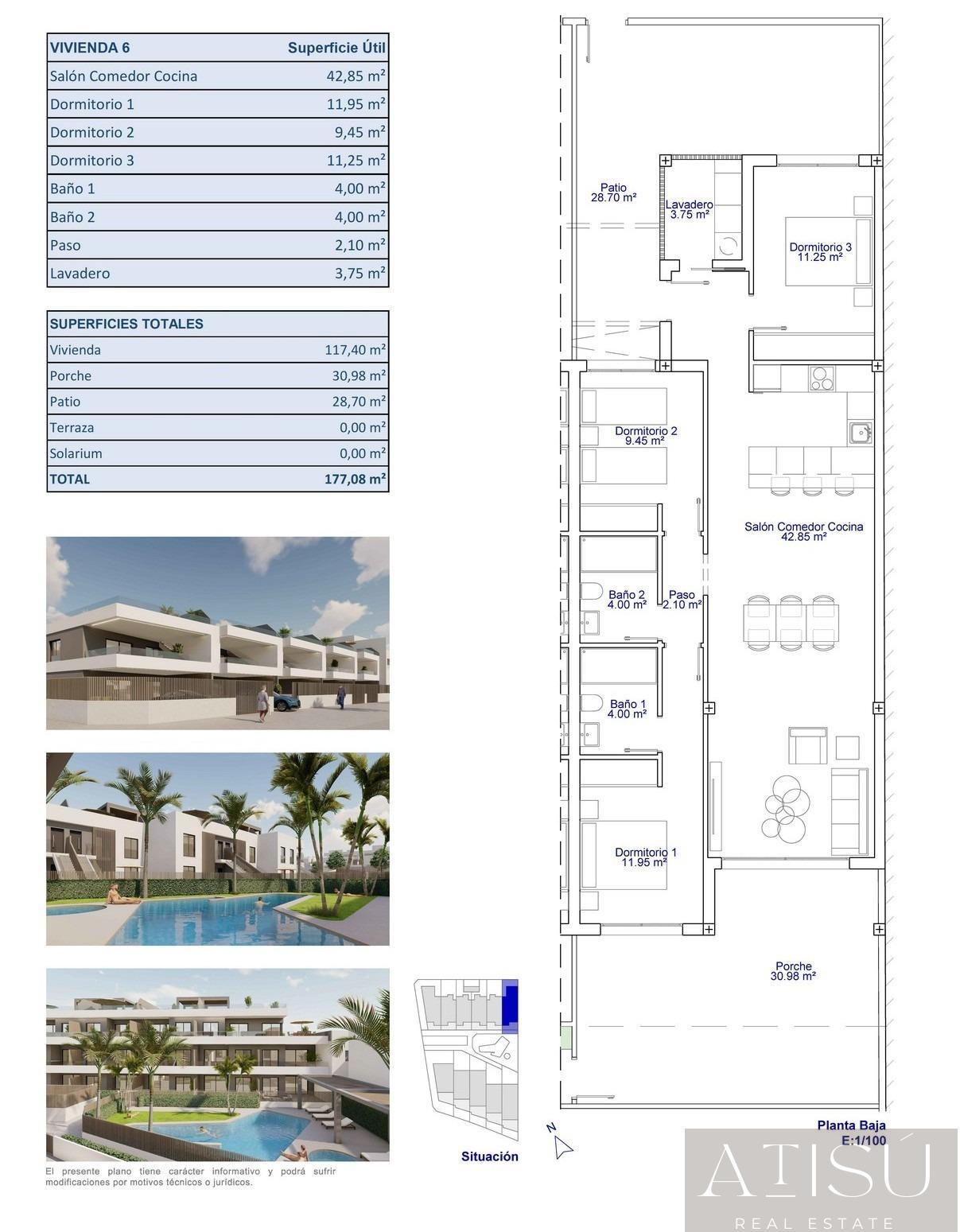 Venta de apartamento en Pilar de la horadada