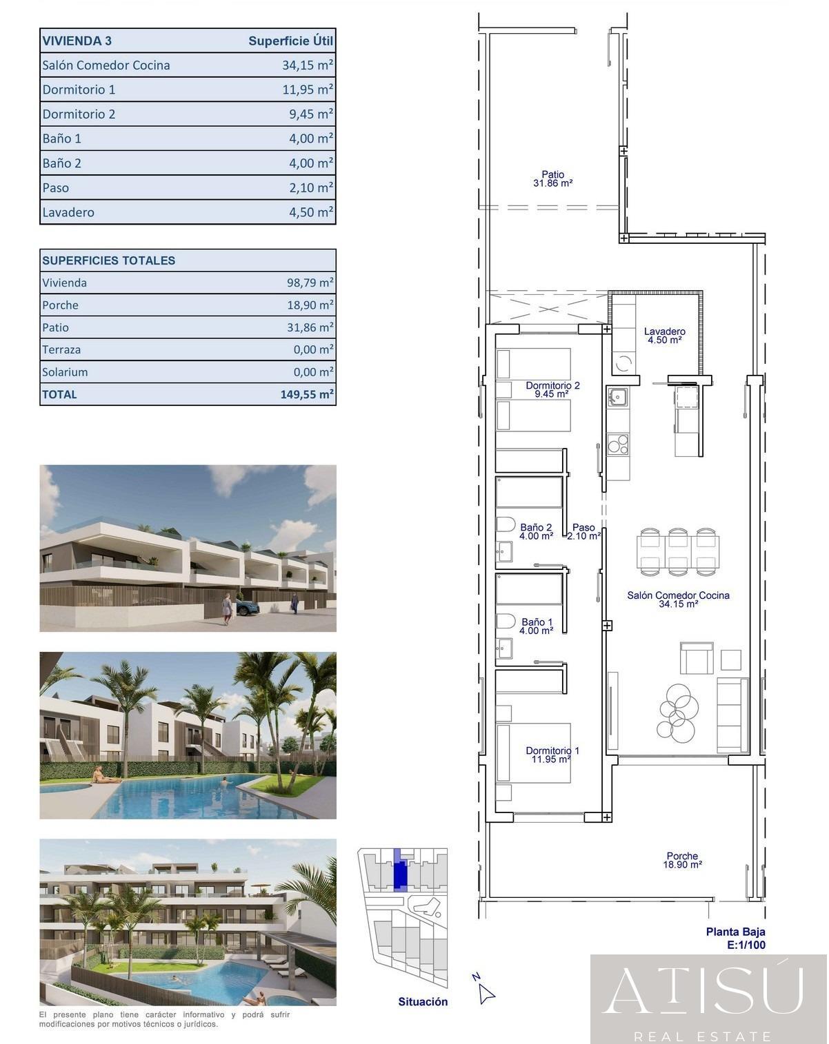 Venta de apartamento en Pilar de la horadada