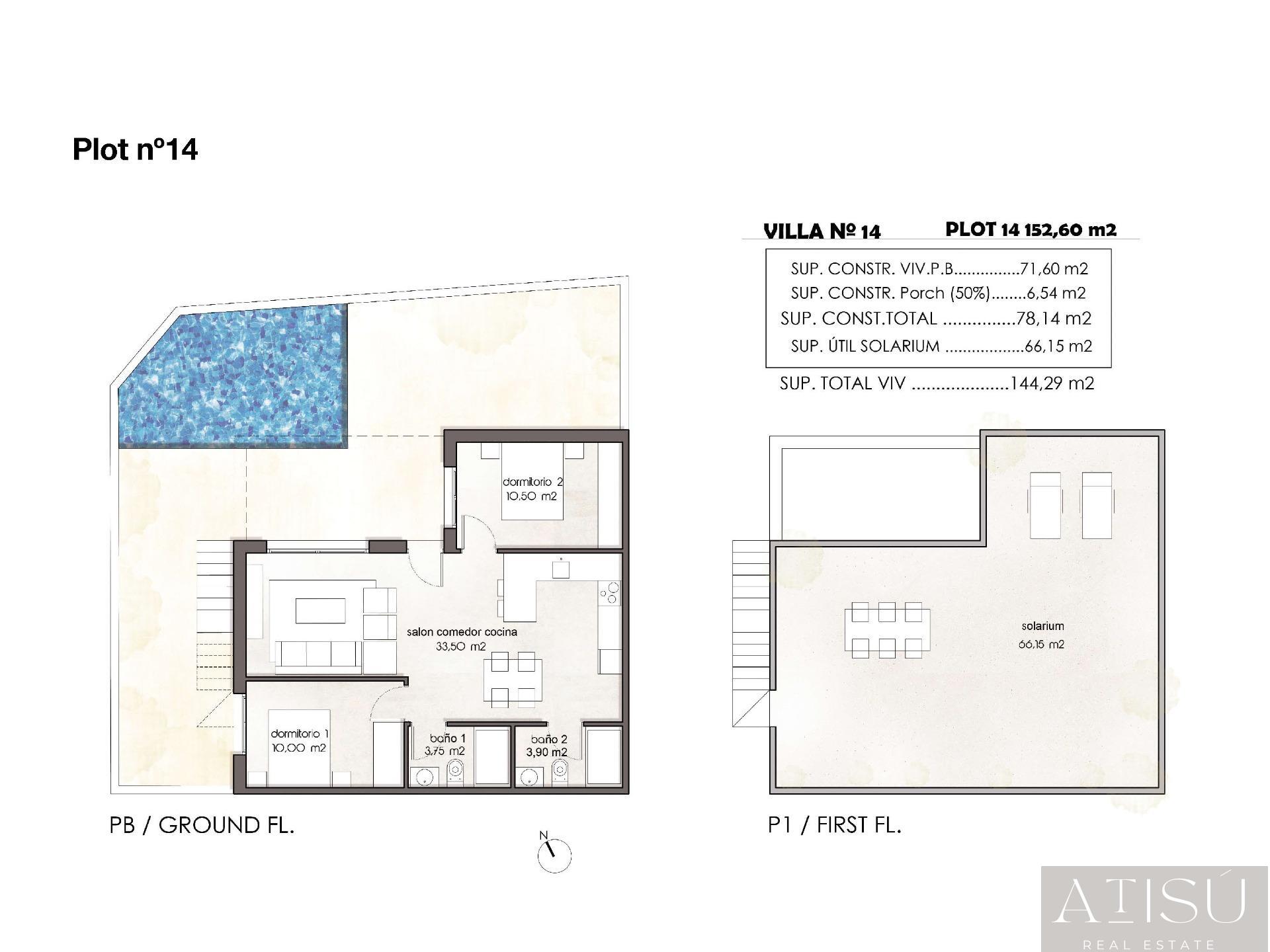 Venta de villa en Pilar de la horadada