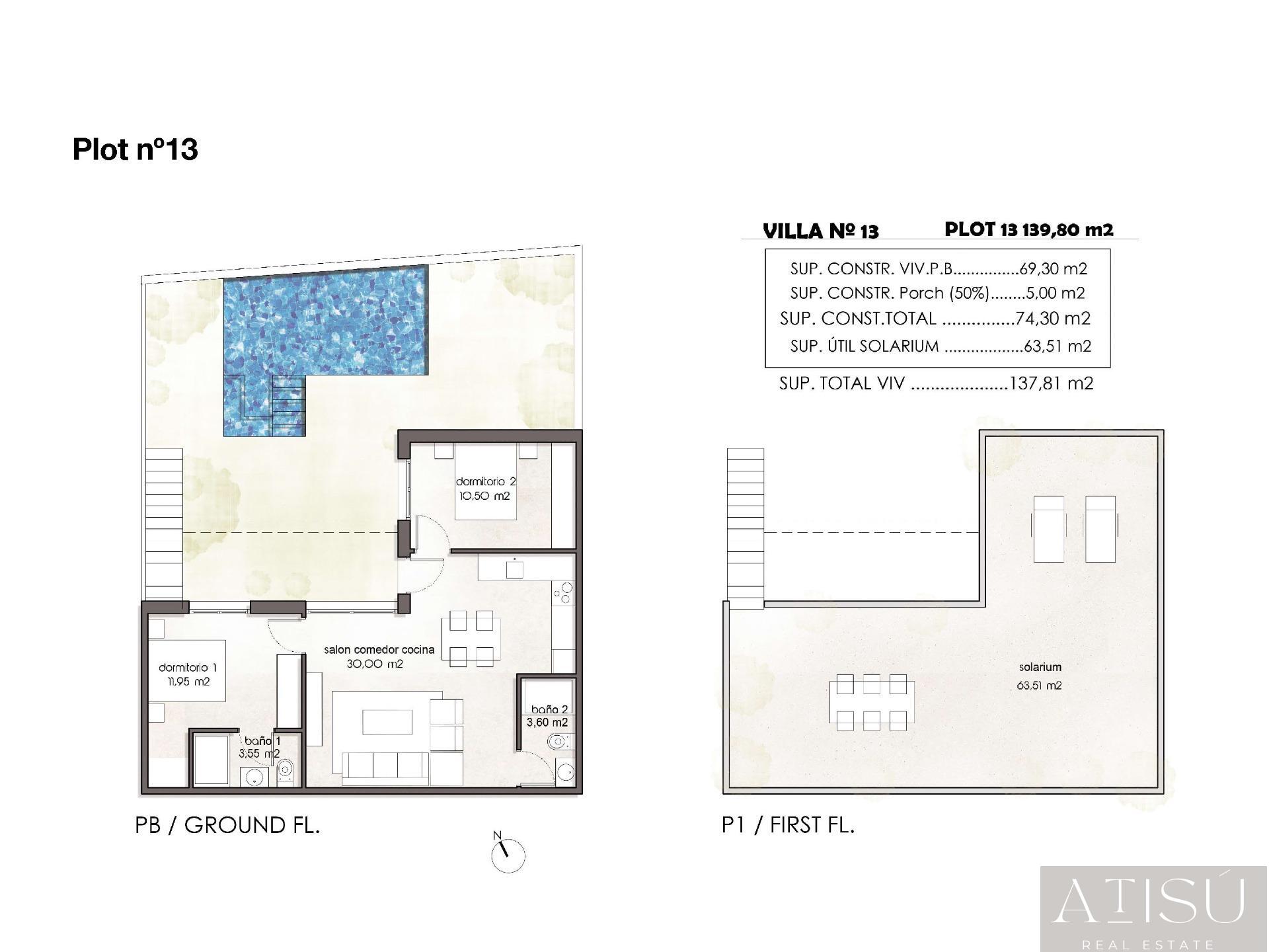 Venta de villa en Pilar de la horadada