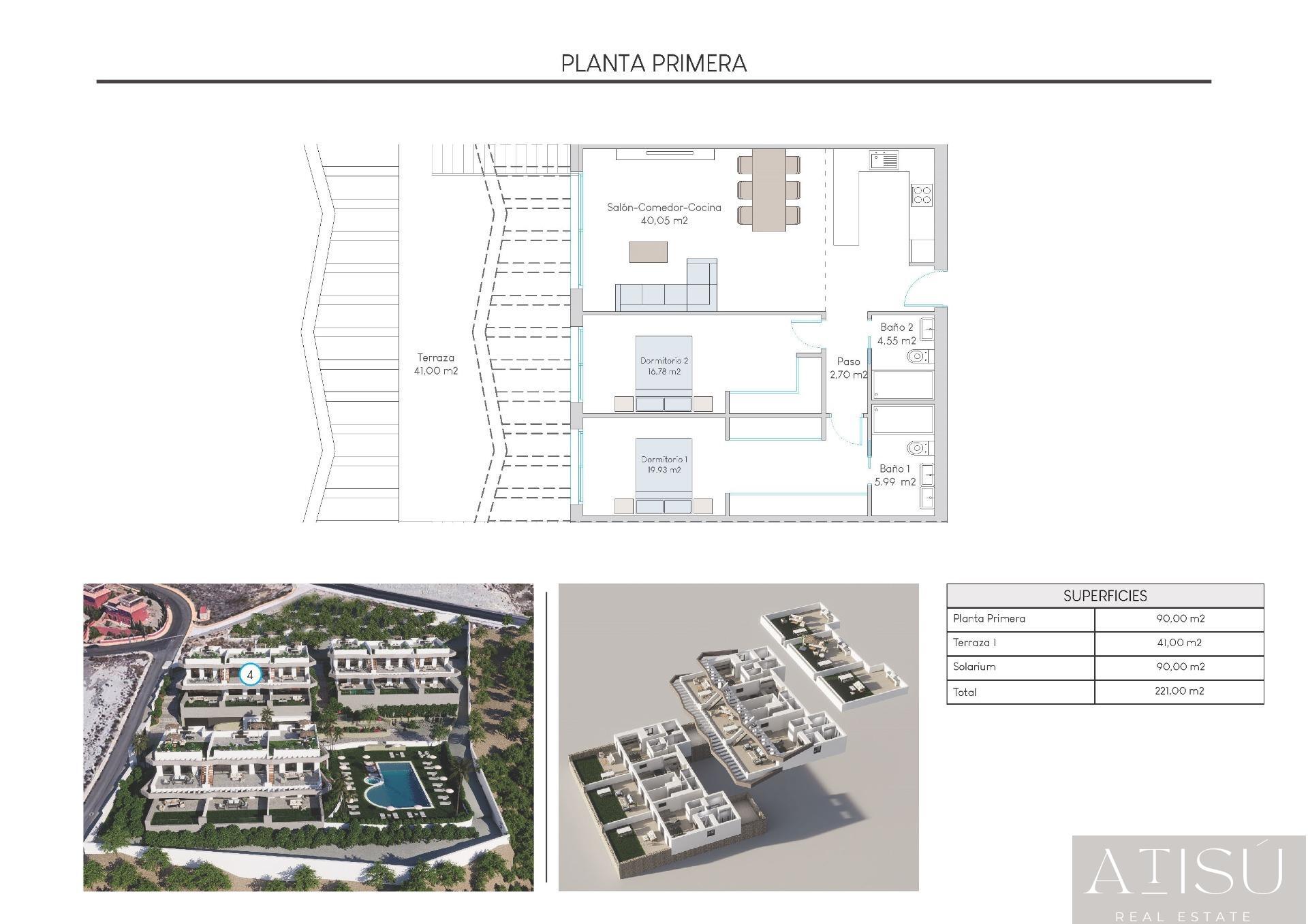 Venta de bungalow en Finestrat