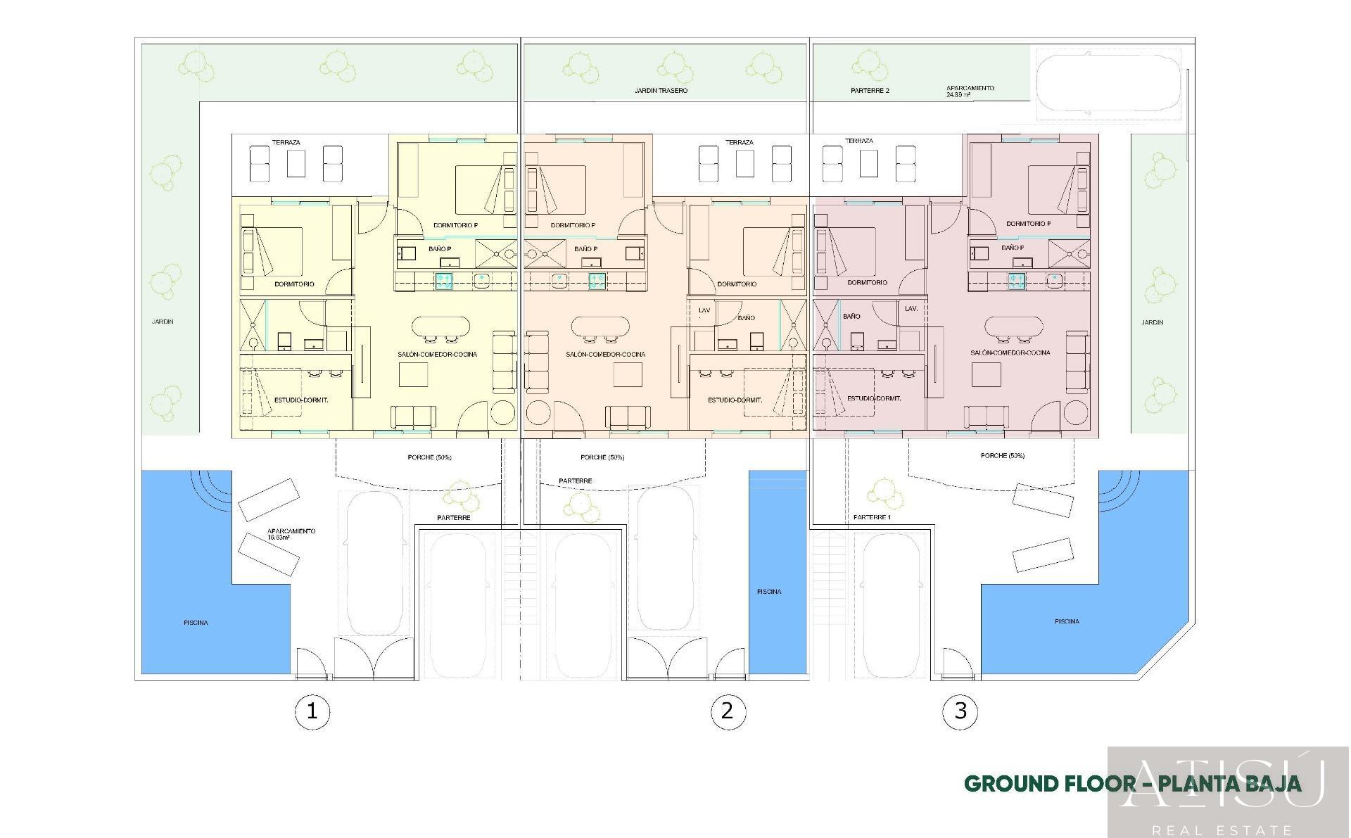 Venta de bungalow en Pilar de la horadada