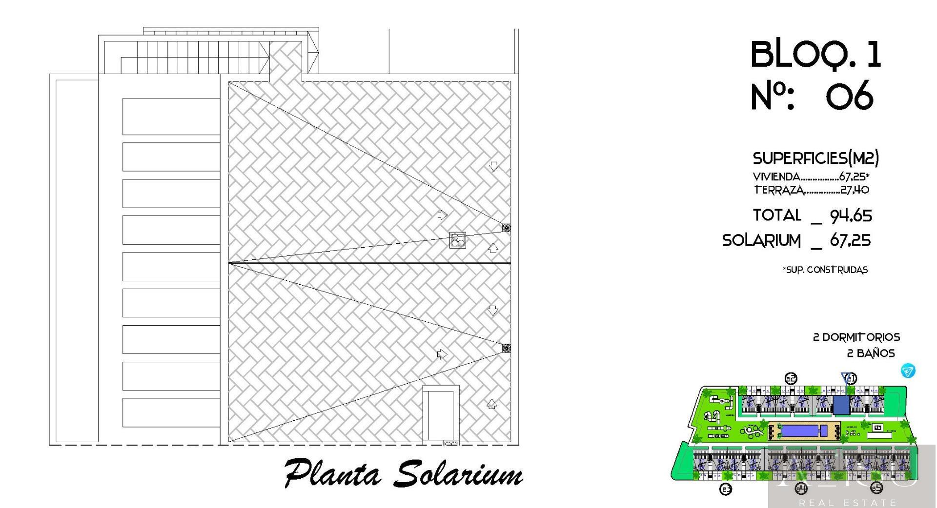 Venta de bungalow en Algorfa