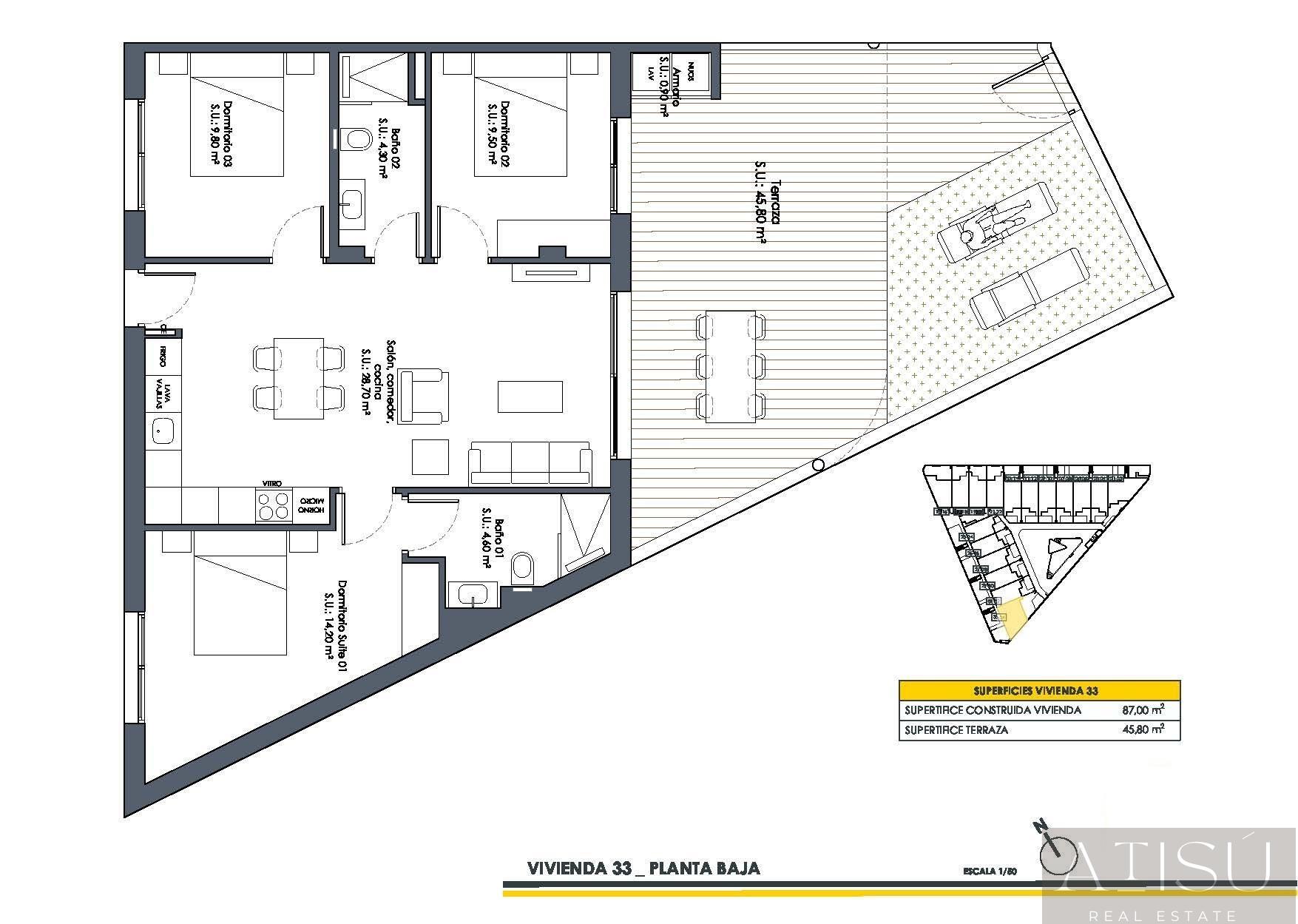 Venta de bungalow en San fulgencio
