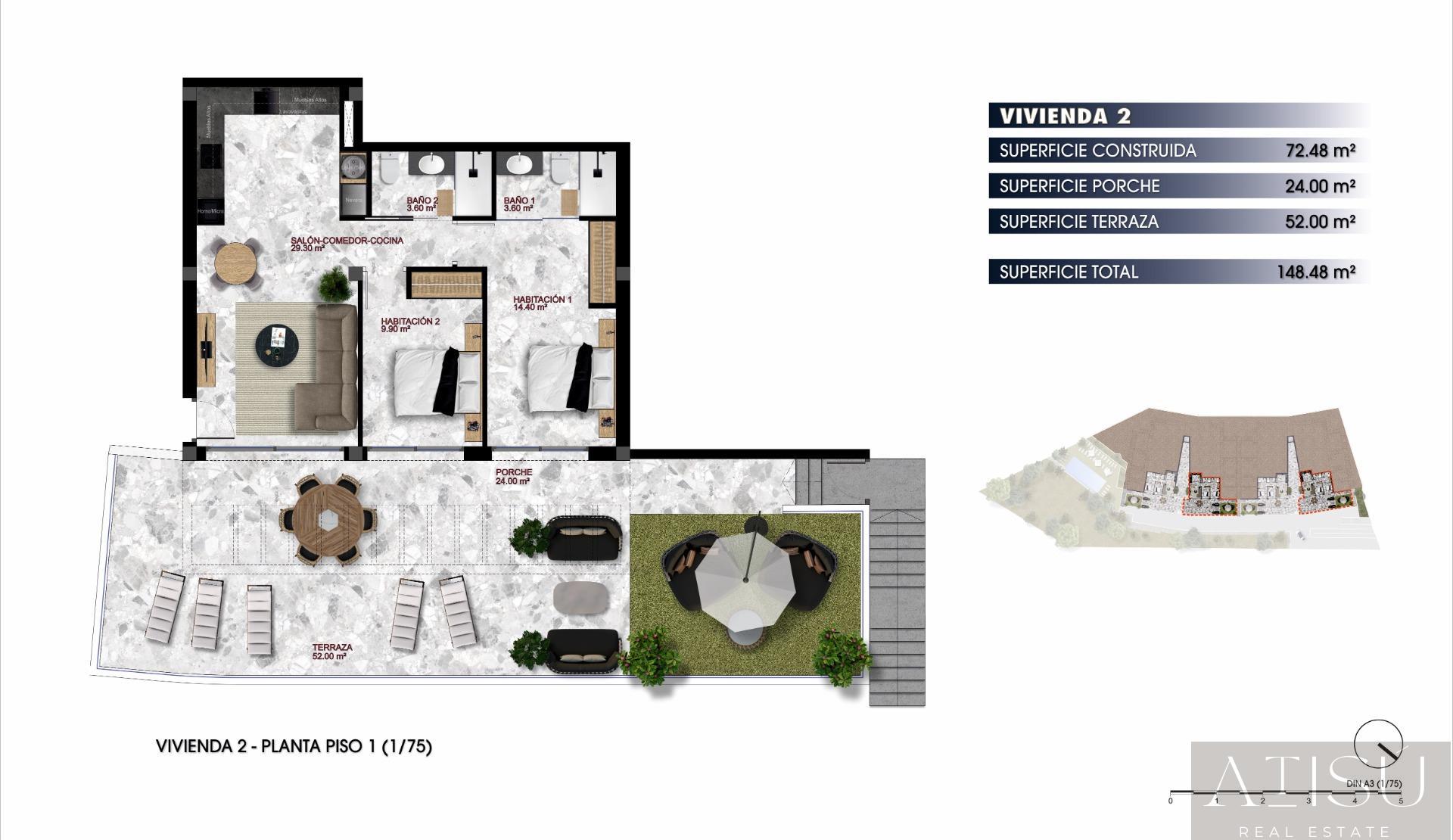 Vente de appartement dans Finestrat