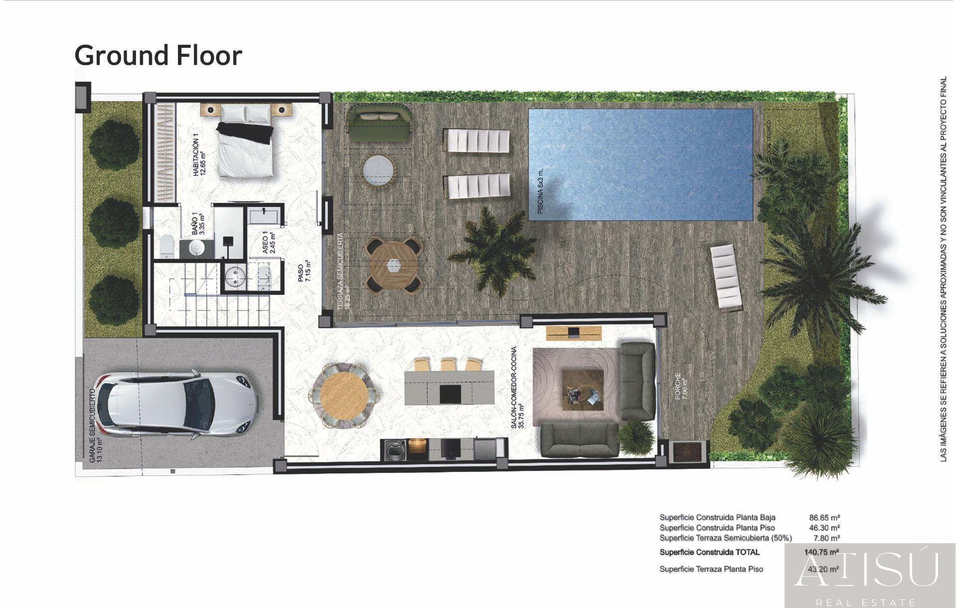 Venta de villa en Almoradi