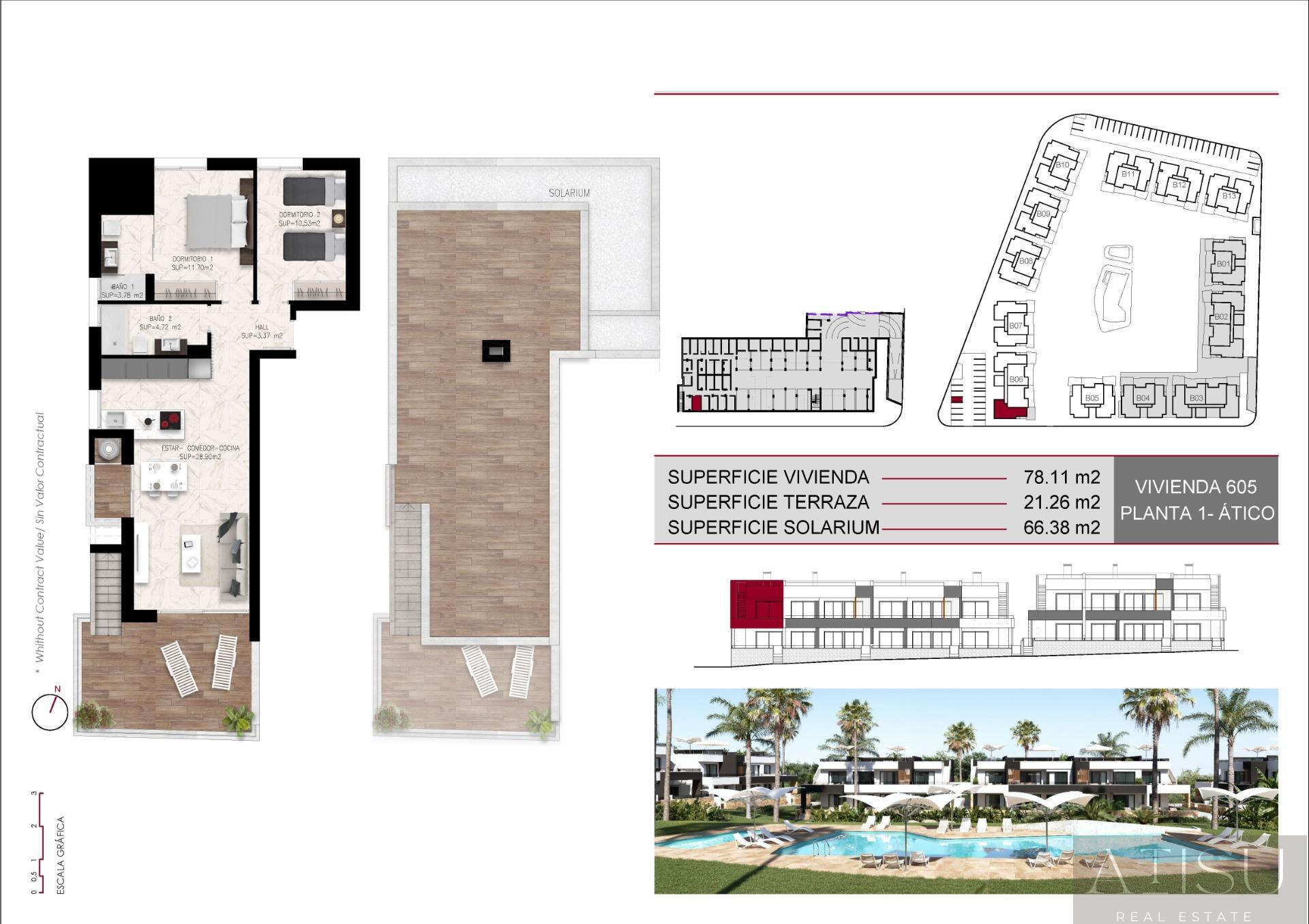 Venta de bungalow en Ciudad quesada