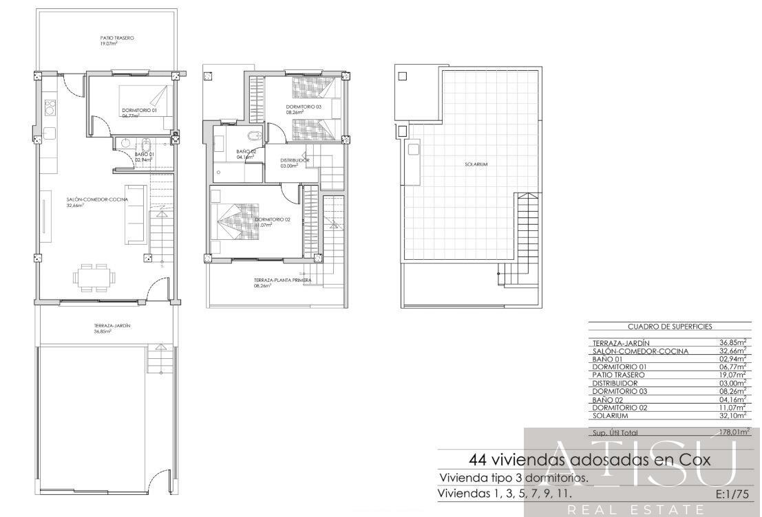 Venta de villa en Cox