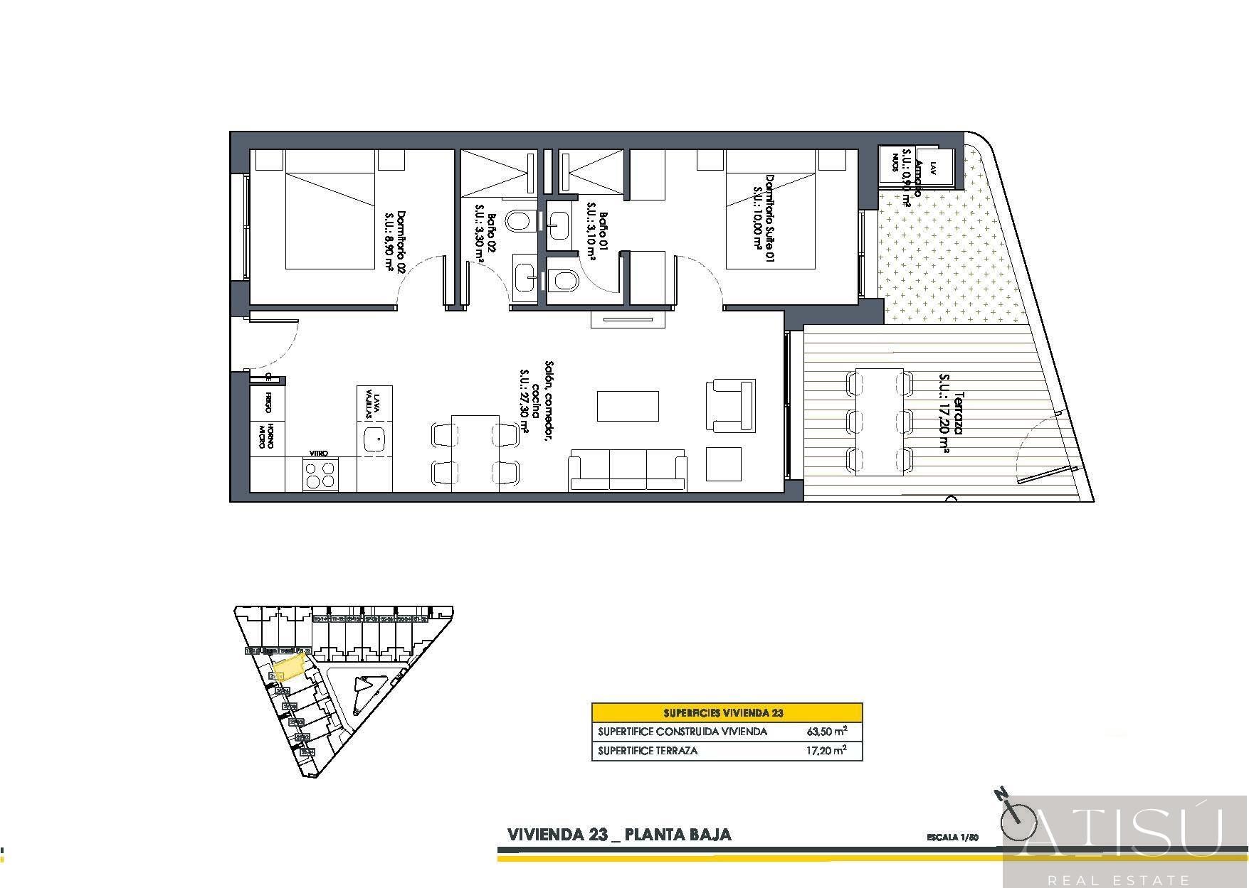 Venta de bungalow en San fulgencio
