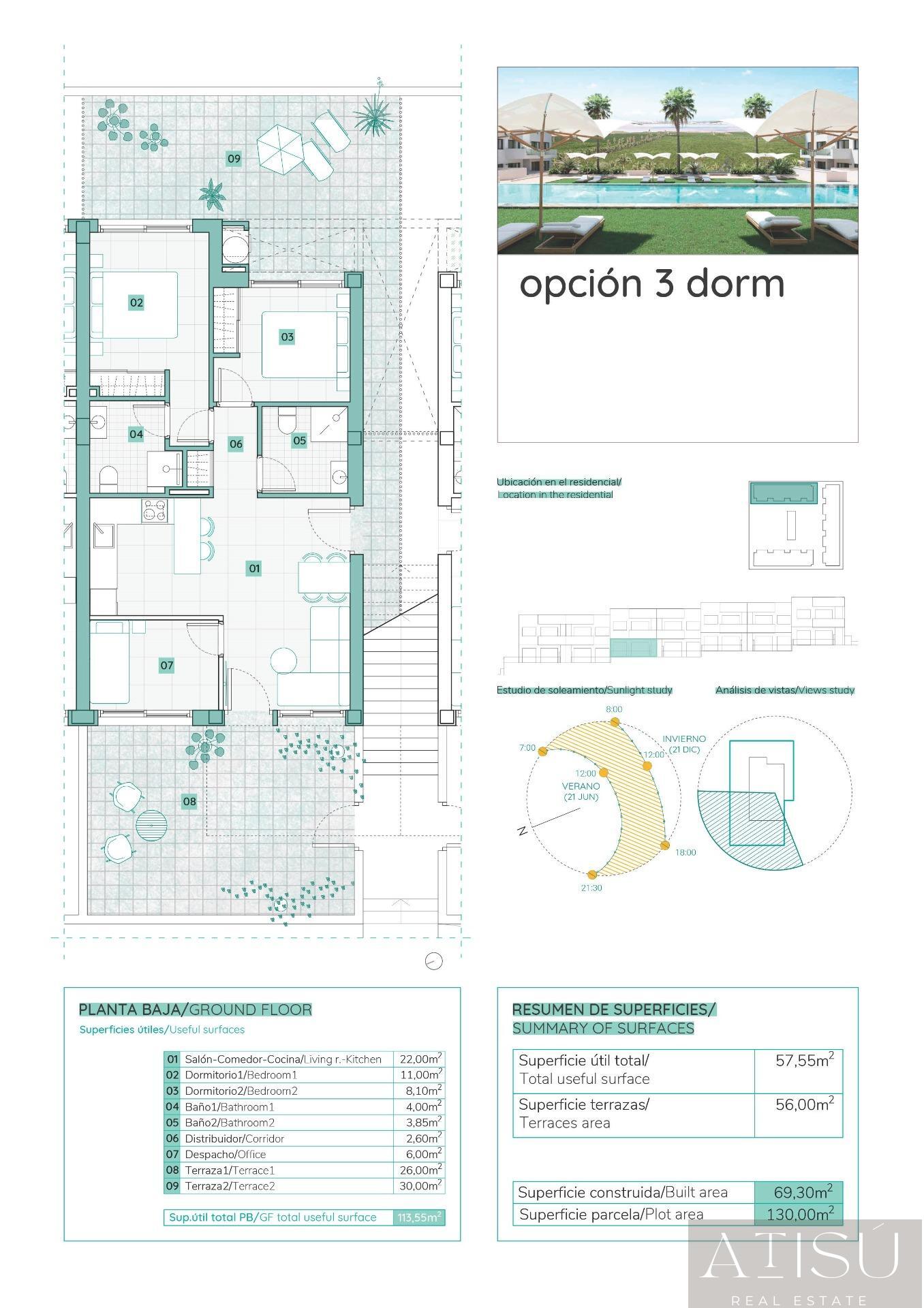 Venta de bungalow en Torrevieja