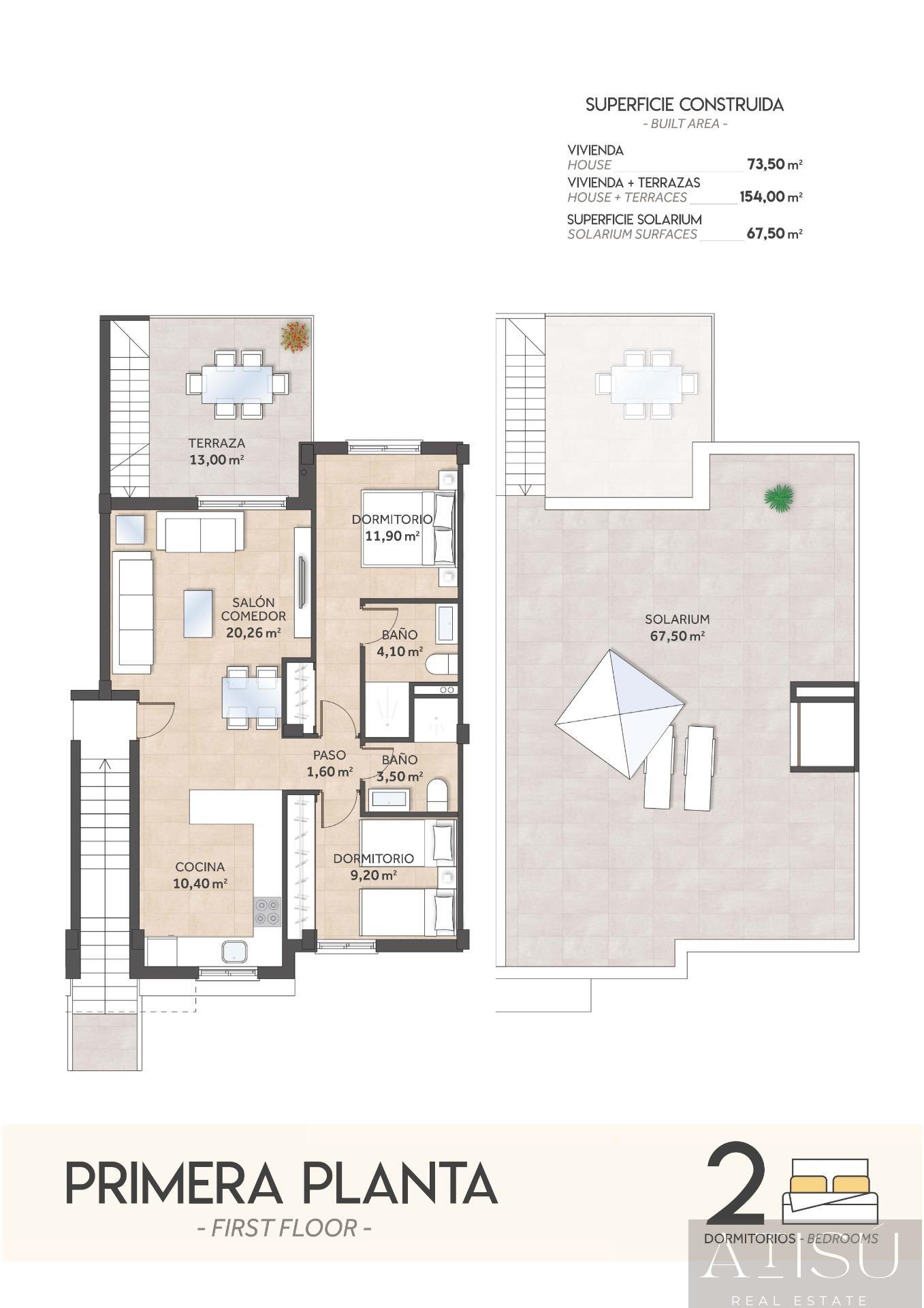 Venta de bungalow en San miguel de salinas