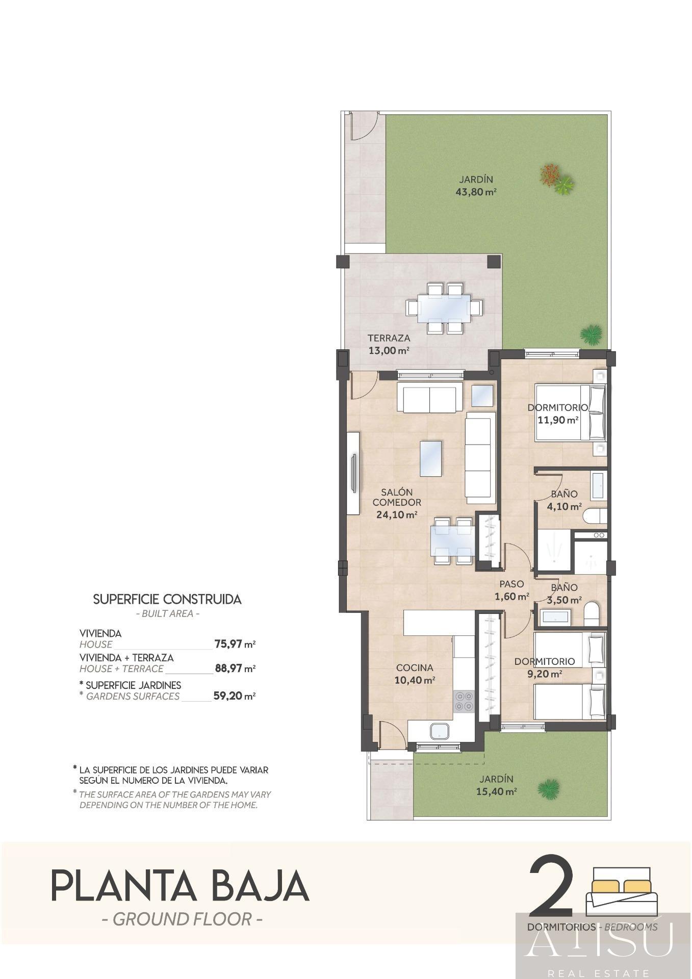 Venta de bungalow en San miguel de salinas