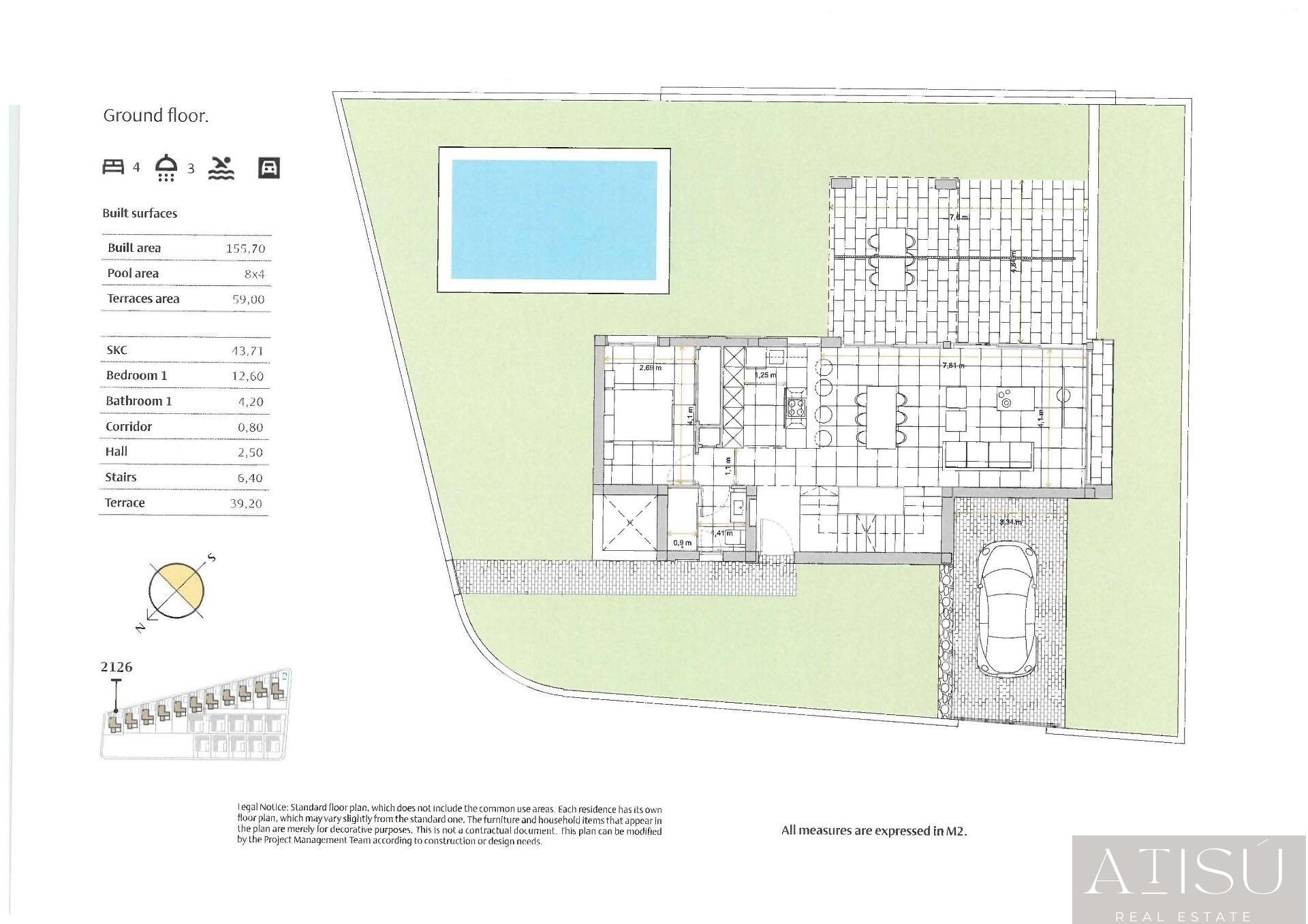 Venta de villa en Algorfa